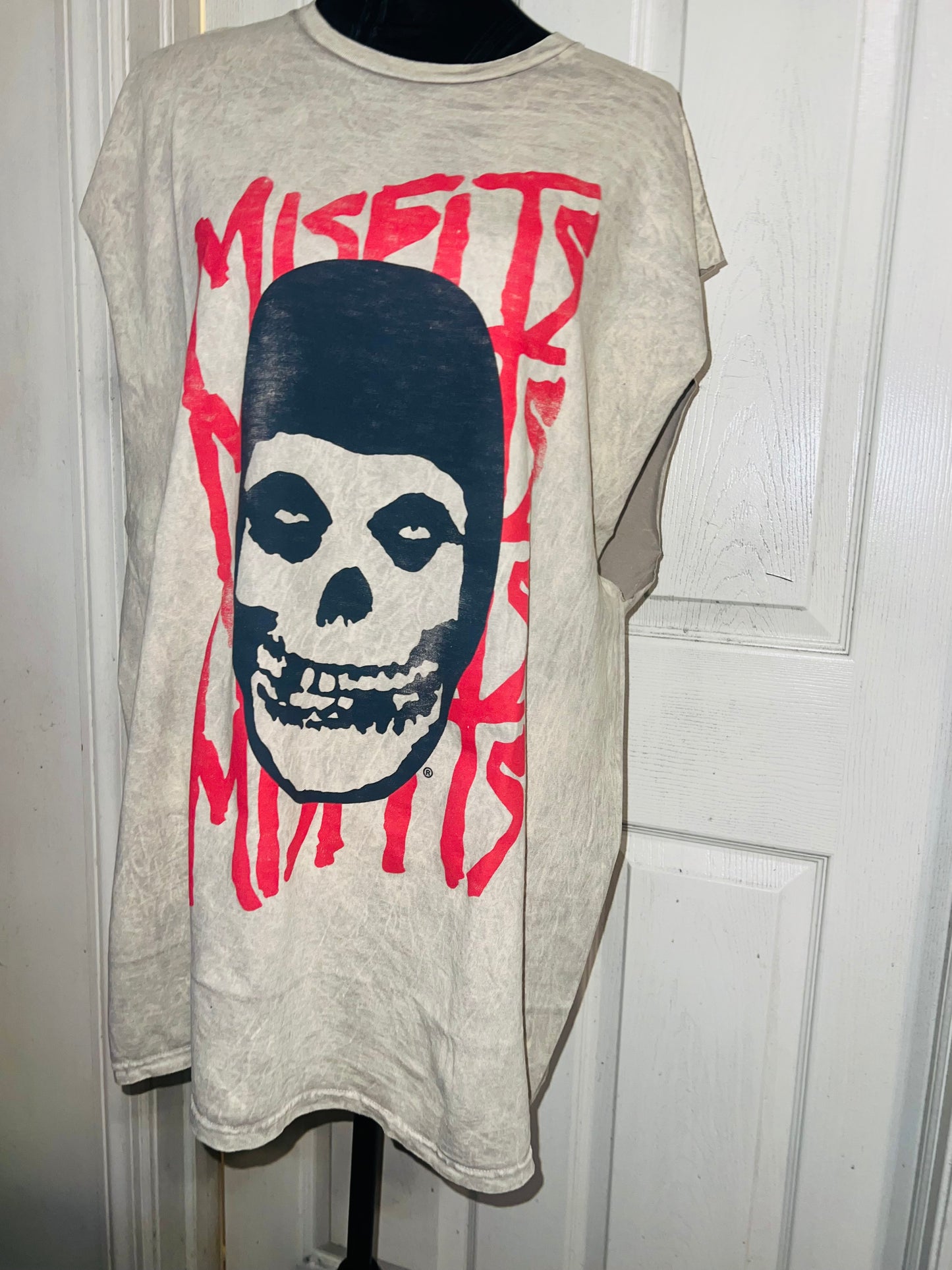 Misfits Oversized Distressed Muscle Tank