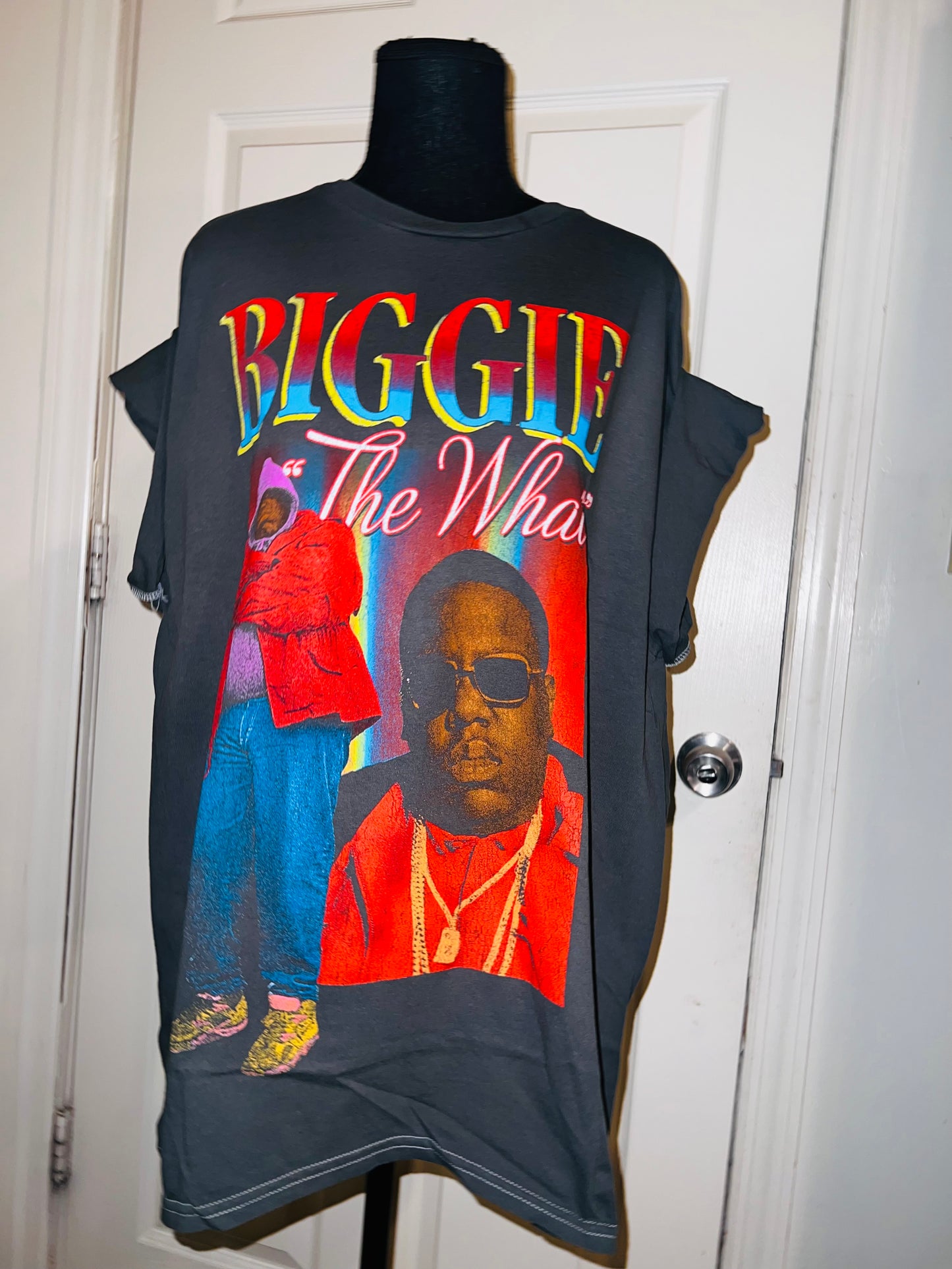 Biggie Smalls Oversized Distressed Tee
