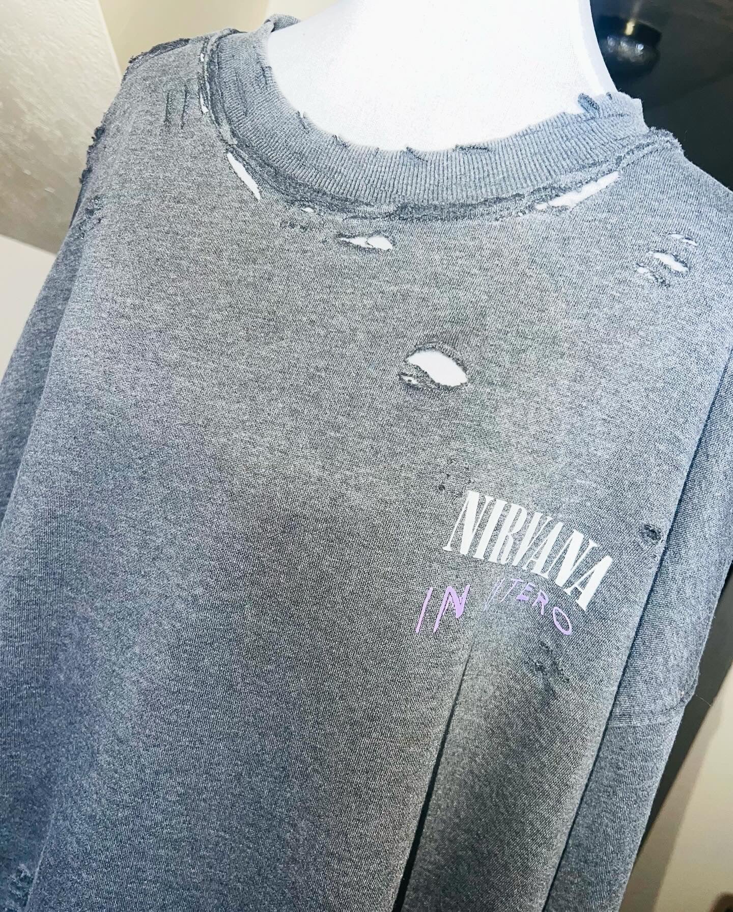 Nirvana Oversized Double Sided Sweatshirt