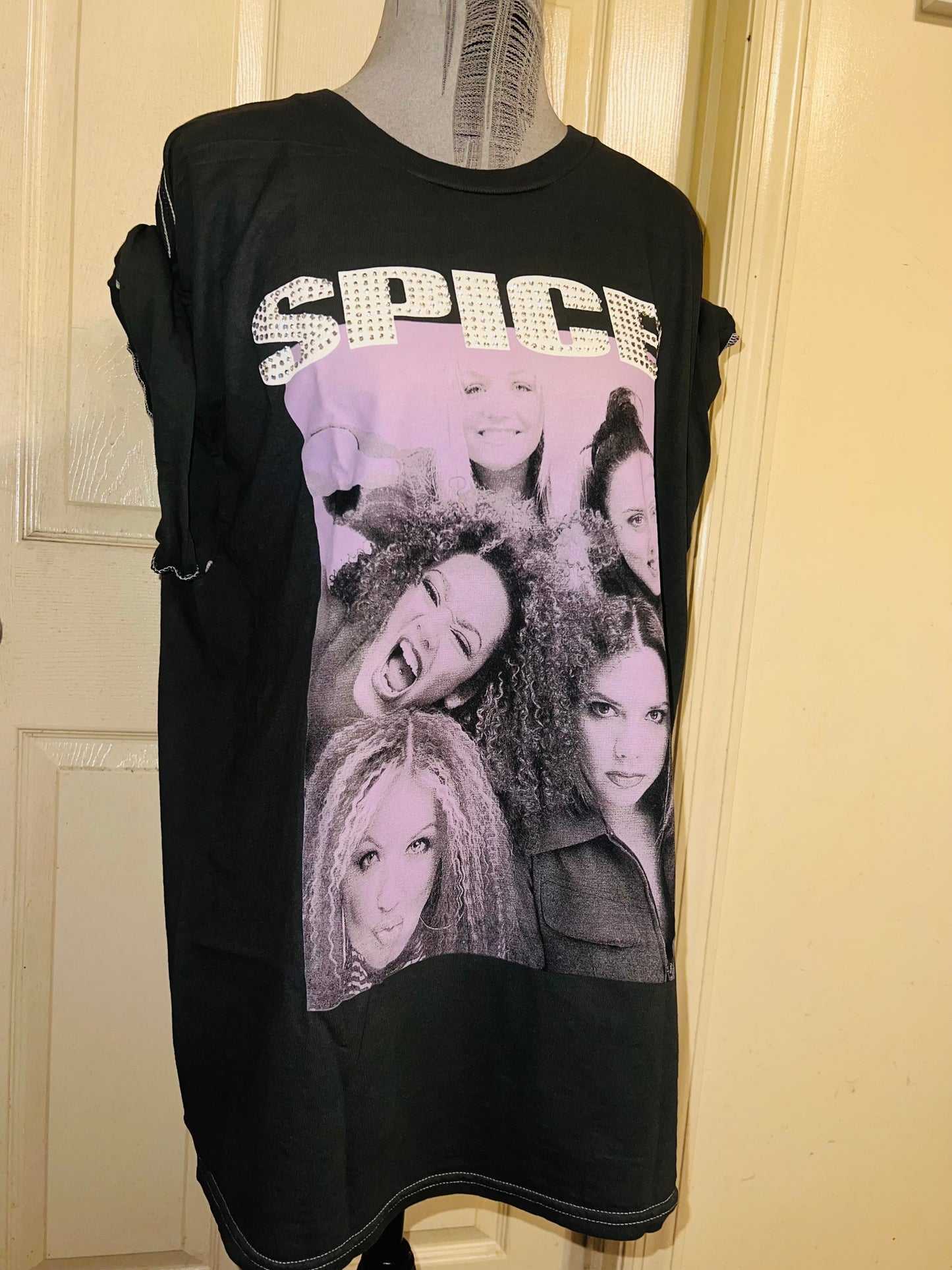 The Spice Girls Oversized Distressed Tee