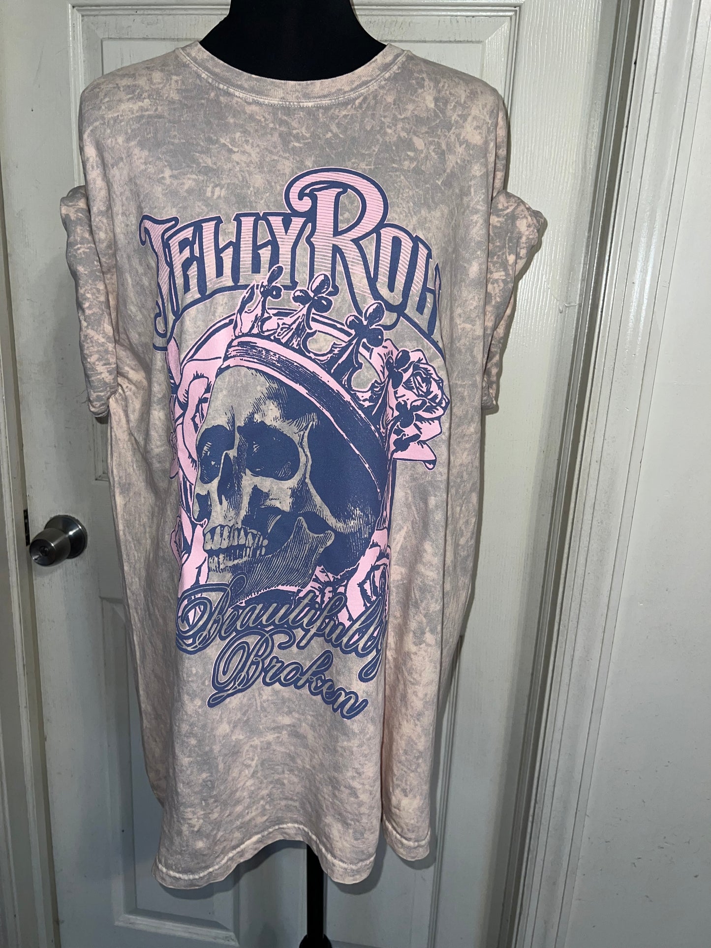 Jelly Roll Oversized Distressed Tee