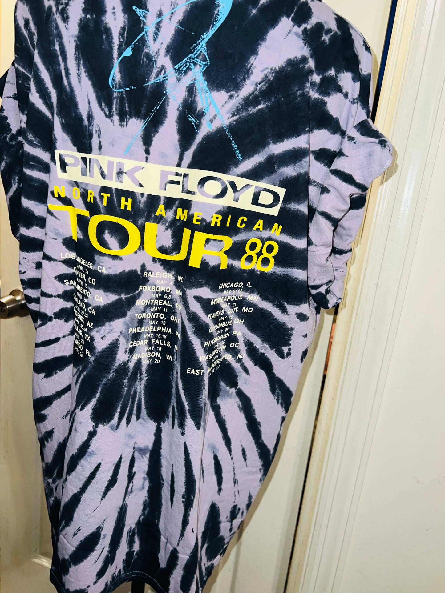Pink Floyd Double Sided Oversized Distressed Tee