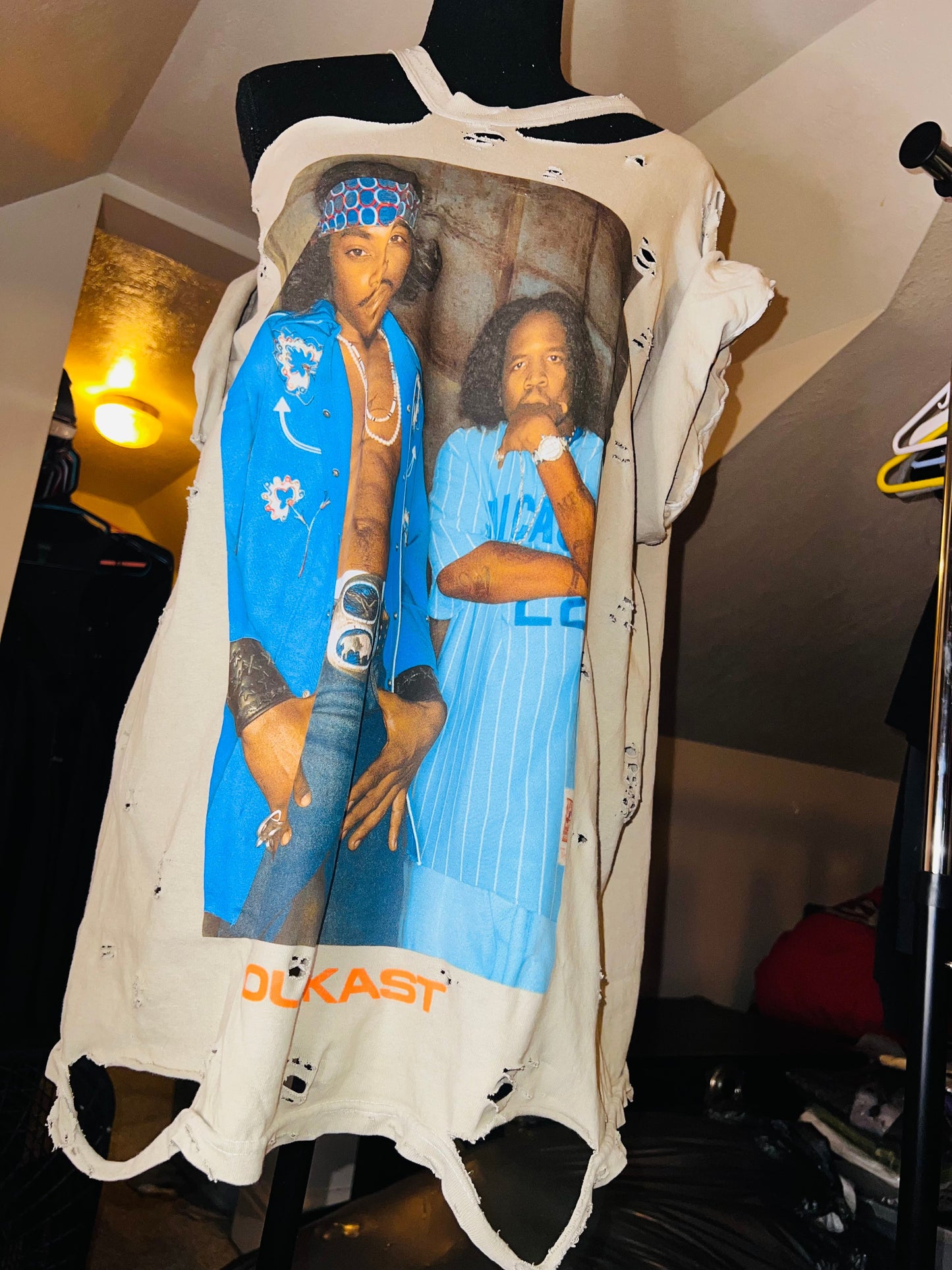 Outkast Oversized Distressed Tee