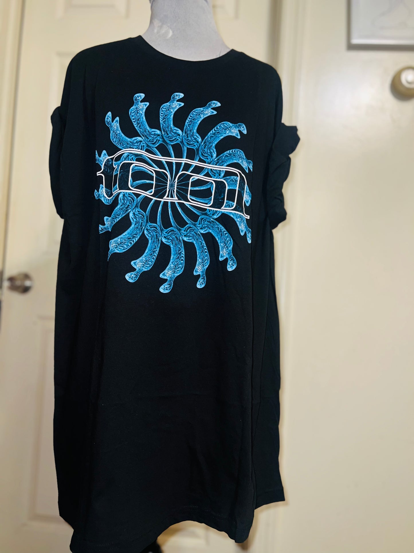 Tool Oversized Distressed Tee