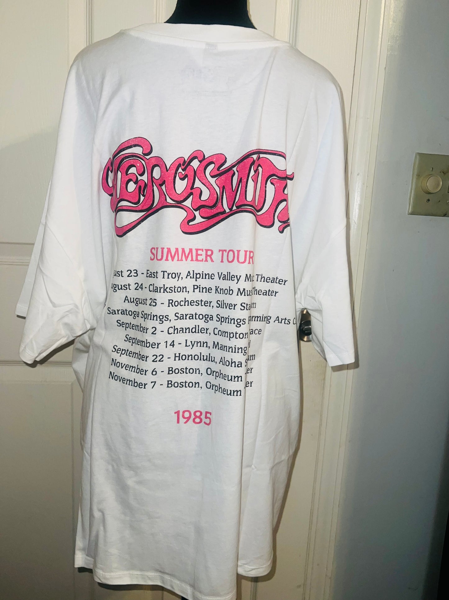 Aerosmith Double Sided Oversized Tee