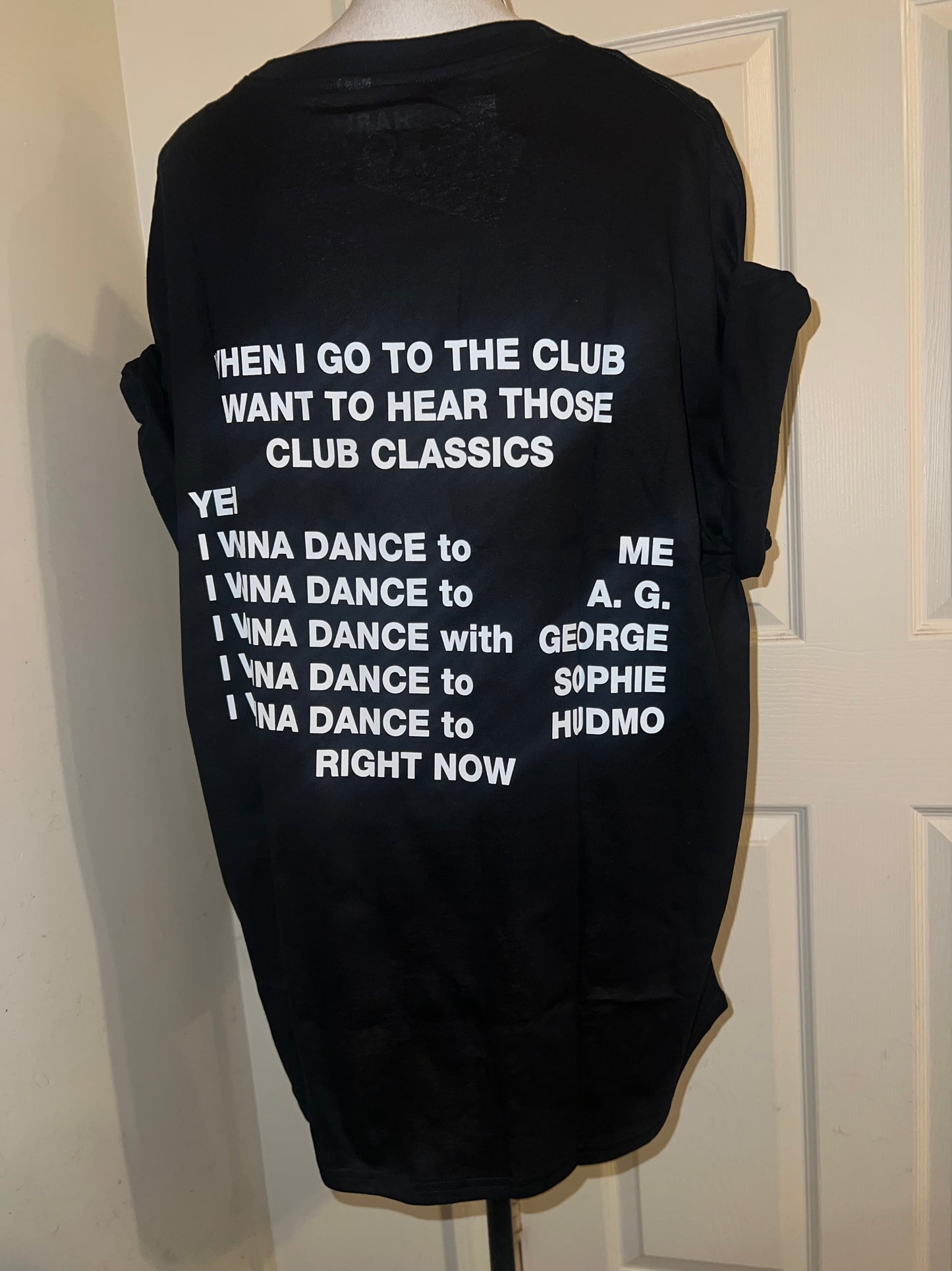 Charli XCX Double Sided Oversized Distressed Tee