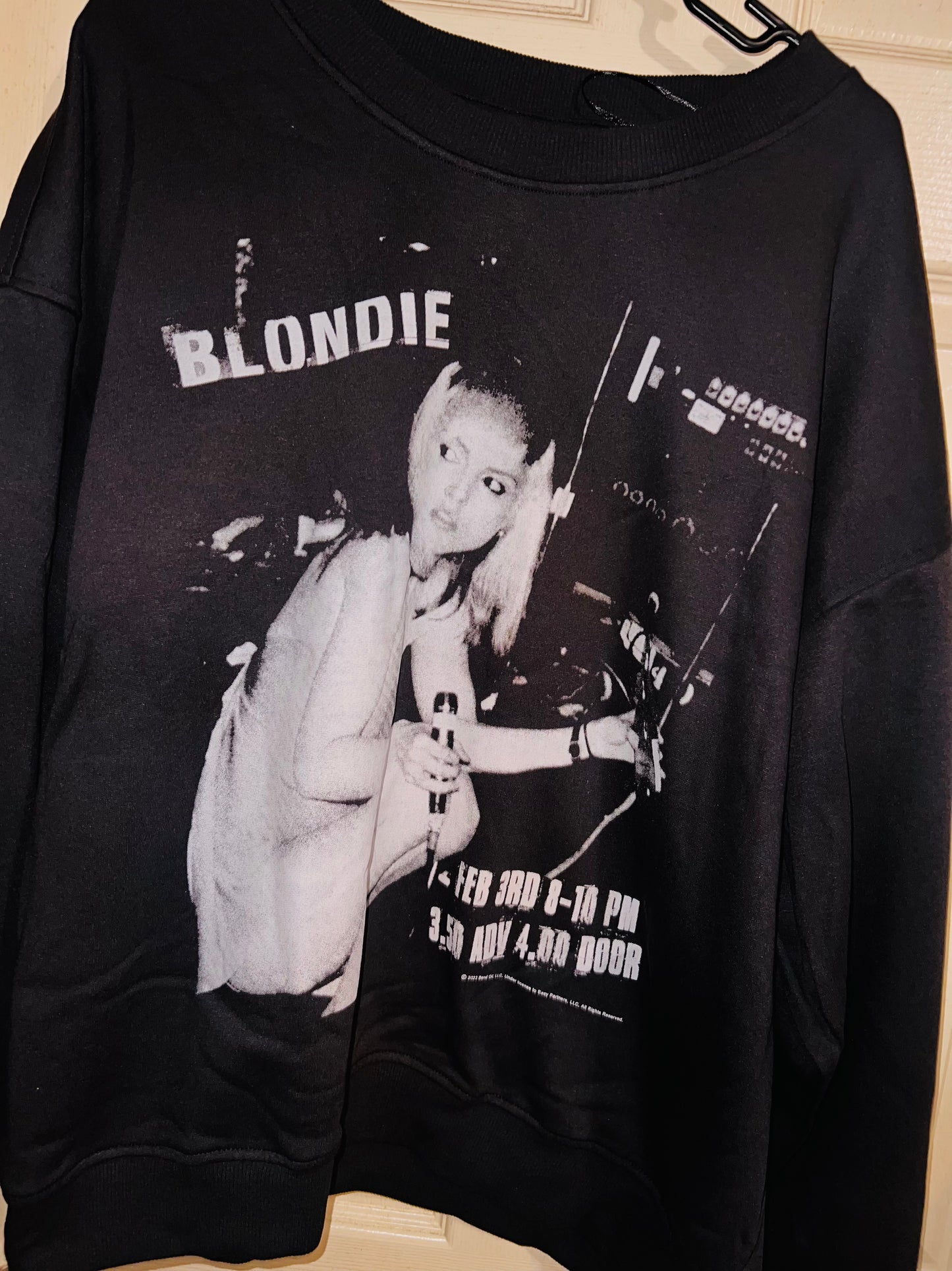 Blondie Oversized Distressed Sweatshirt