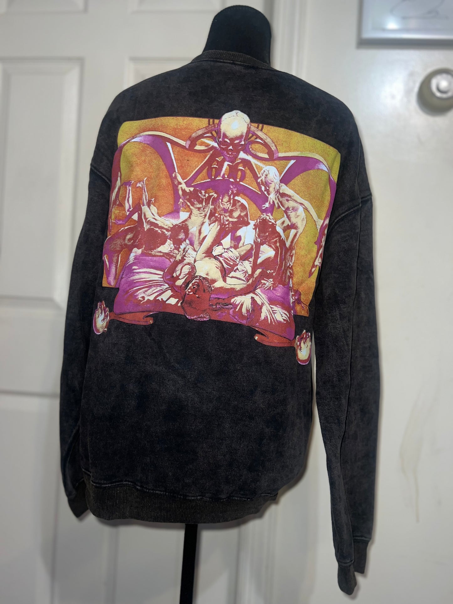 Black Sabbath Double Sided Oversized Sweatshirt