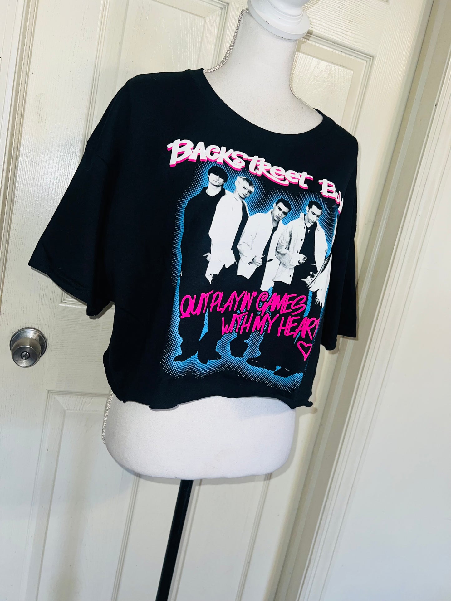 Backstreet Boys Oversized Distressed Tee