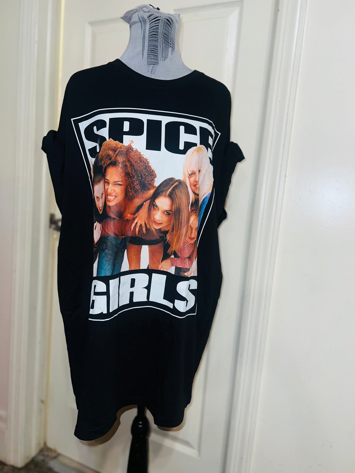 The Spice Girls Oversized Distressed Tee