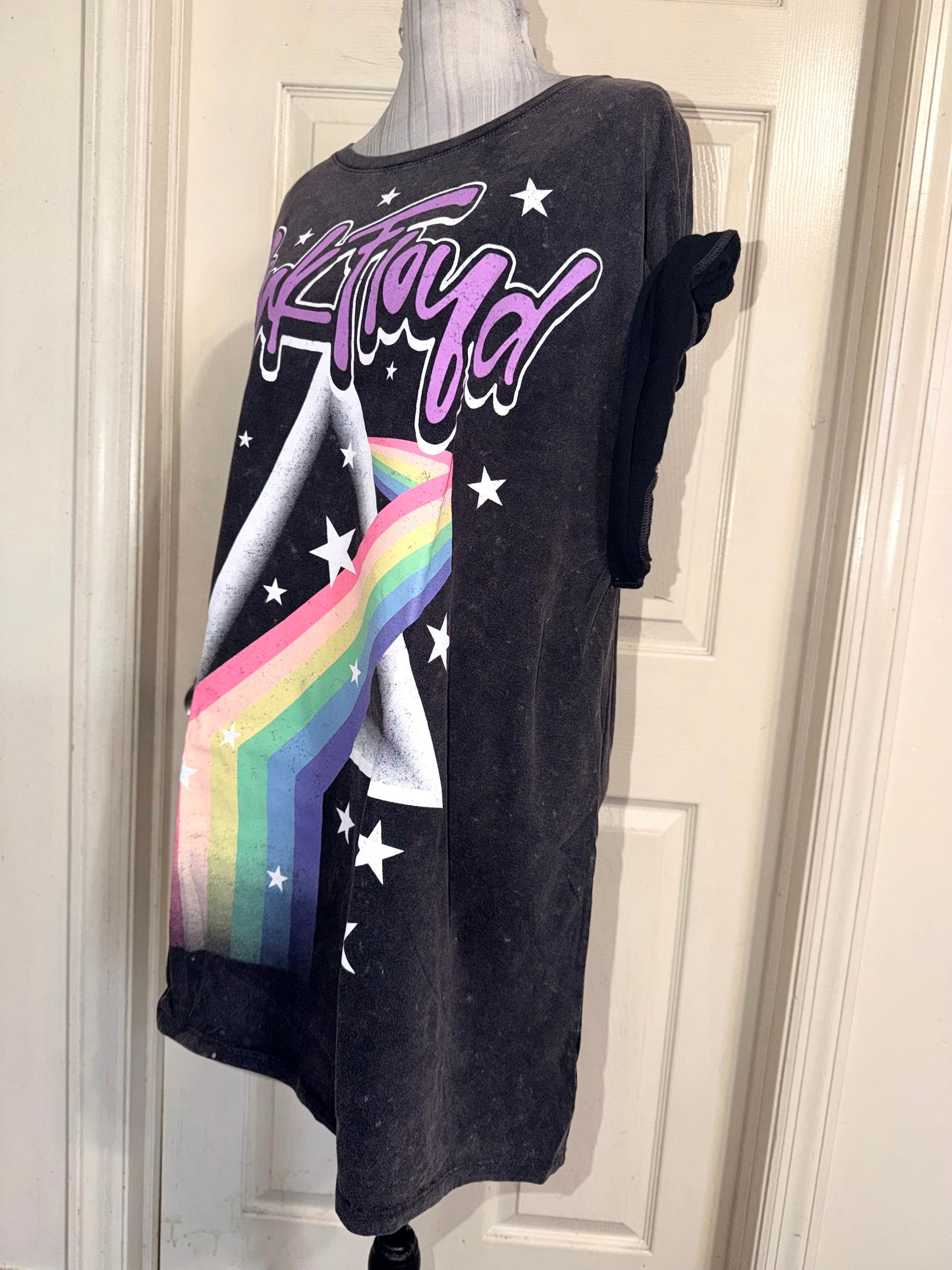 Pink Floyd Double Sided Oversized Distressed Tee