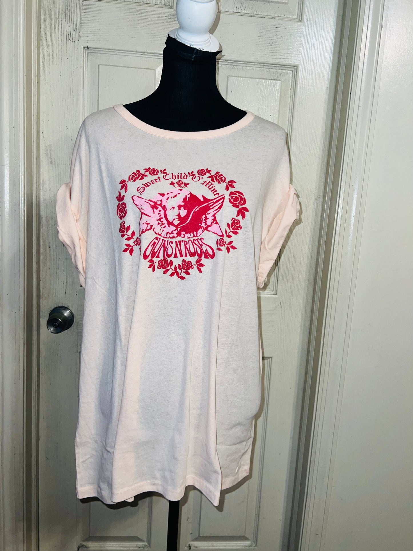 Guns n Roses Oversized Distressed Tee