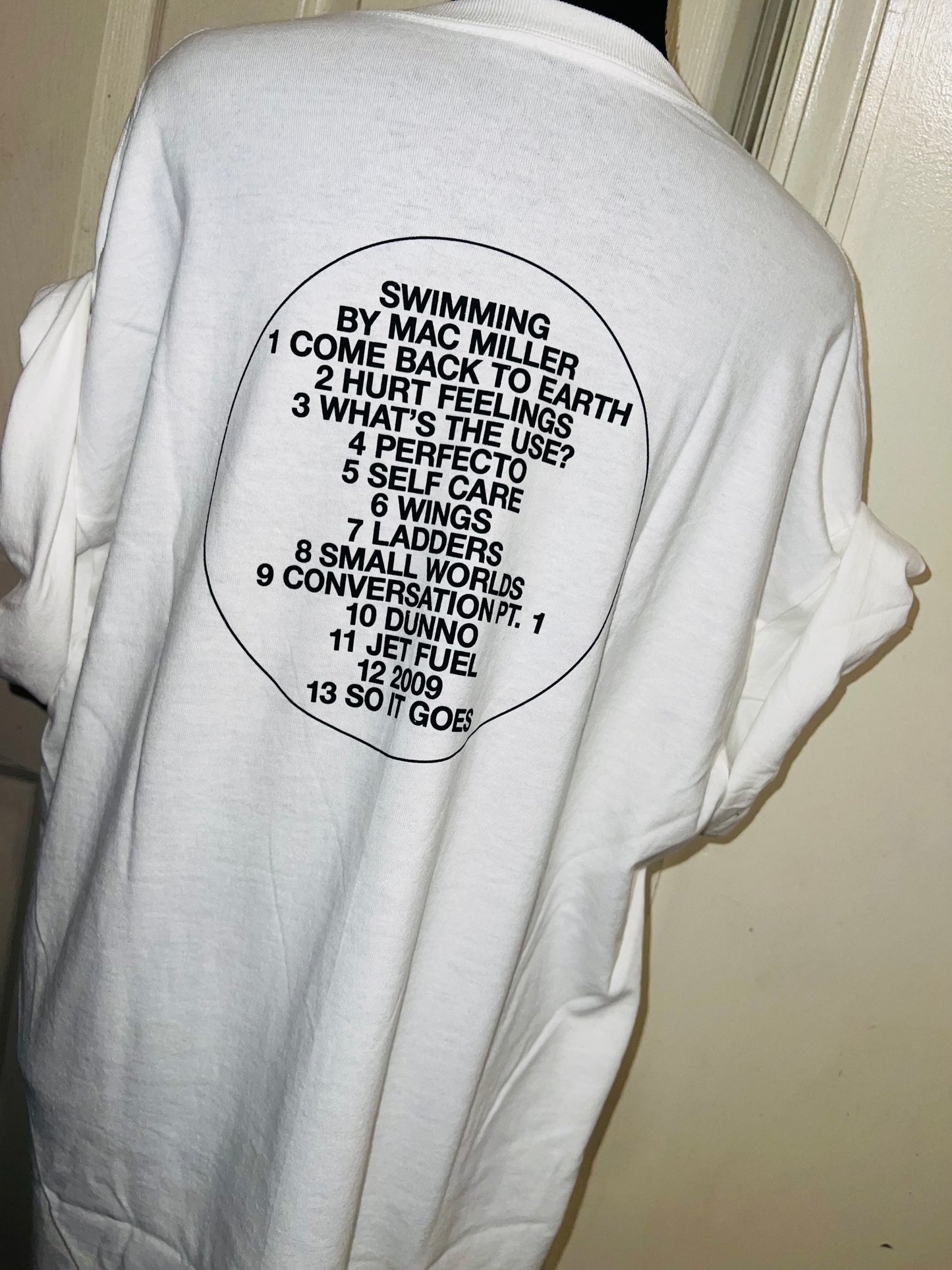 Mac Miller Swimming Double Sided Oversized Tee