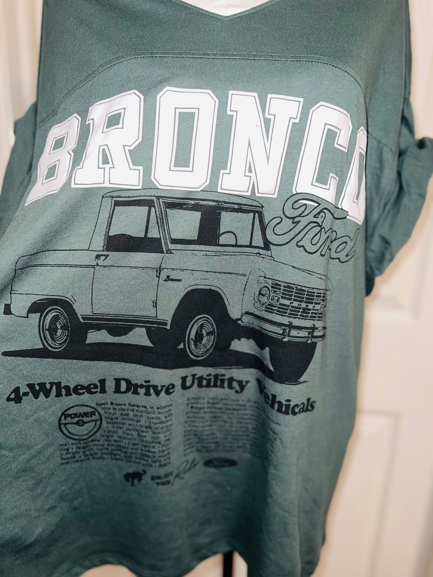 Ford Bronco Oversized Distressed Tee