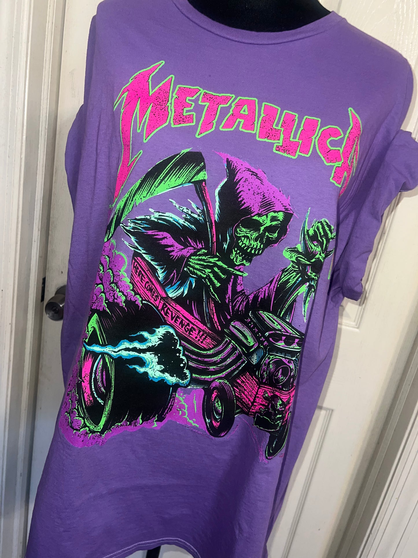 Metallica Oversized Distressed Tee