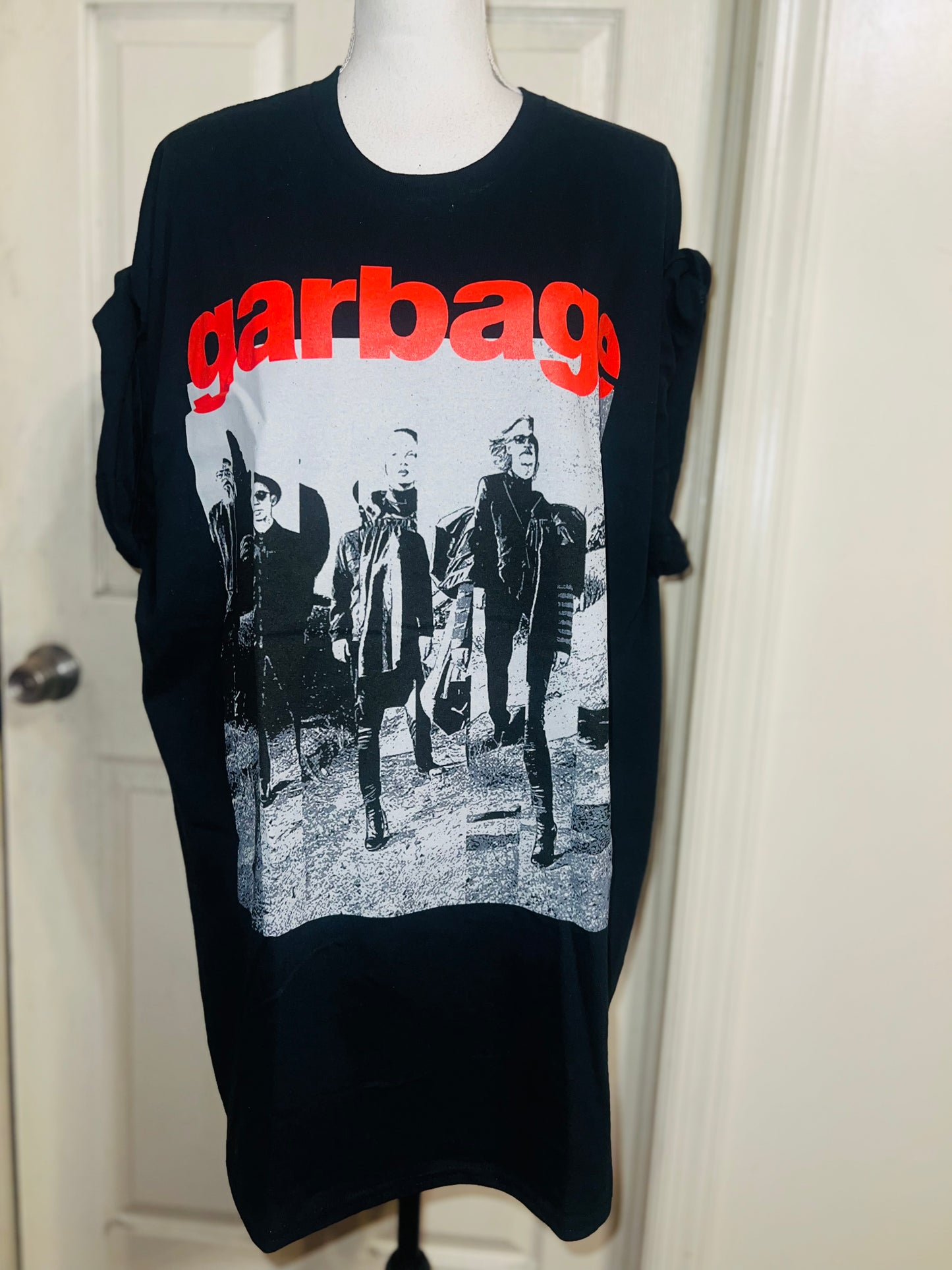 Garbage Oversized Distressed Tee