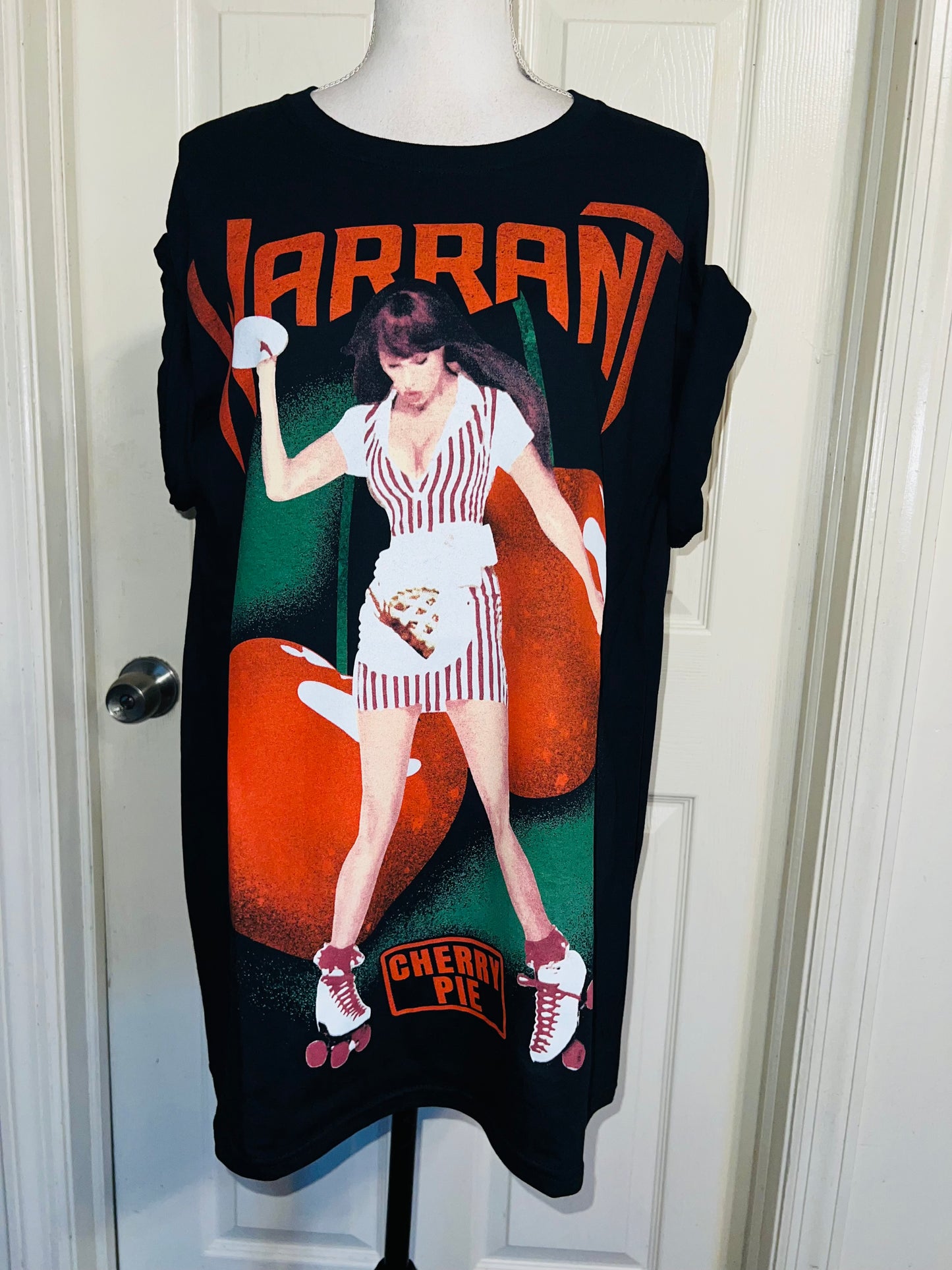 Warrant Double Sided Oversized Distressed Tee