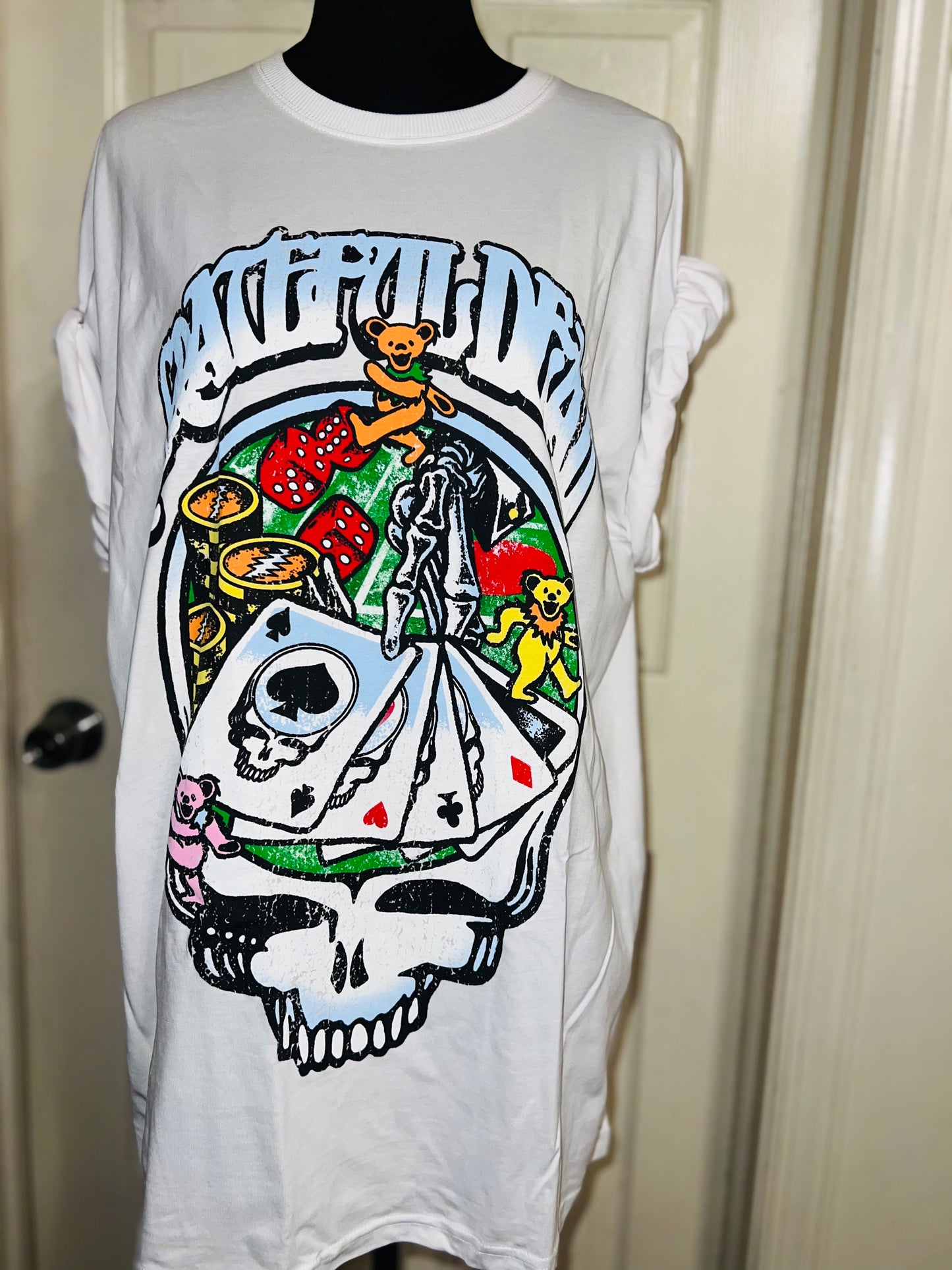 Grateful Dead Oversized Distressed Tee