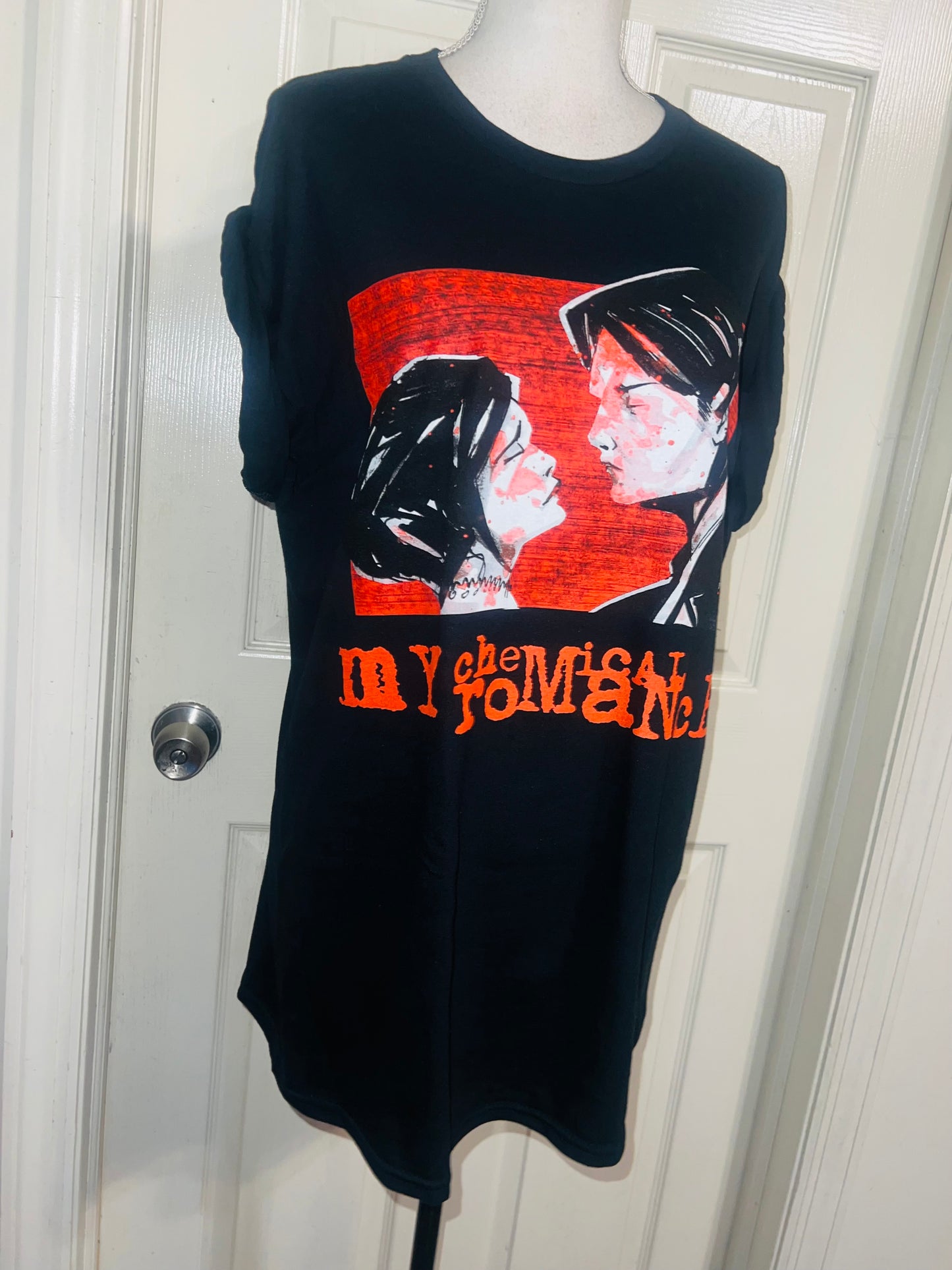 My Chemical Romance Oversized Distressed Tee