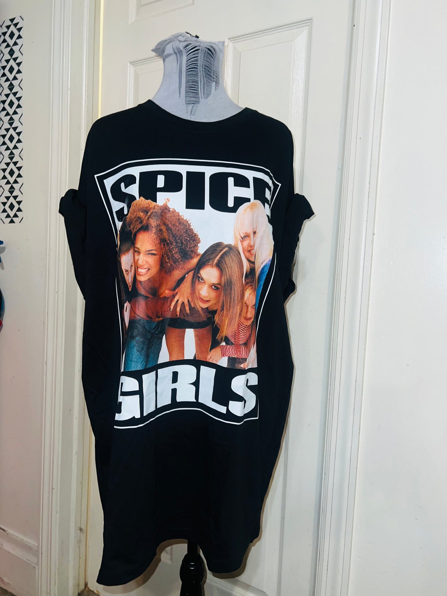 The Spice Girls Oversized Distressed Tee