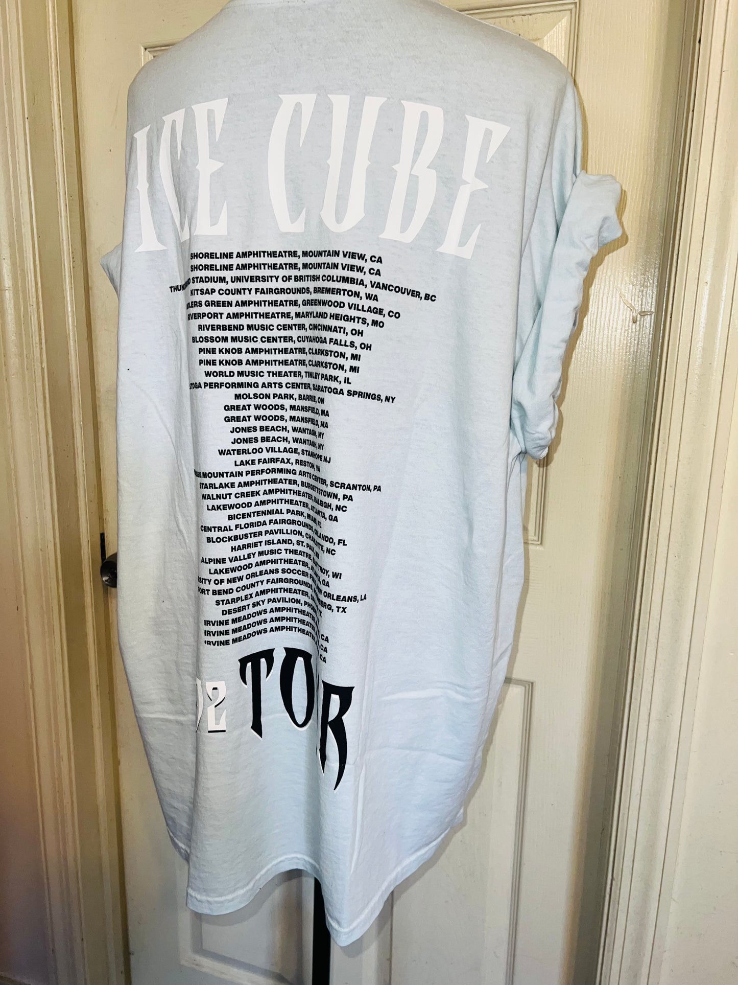 Ice Cube Double Sided Oversized Distressed Tee