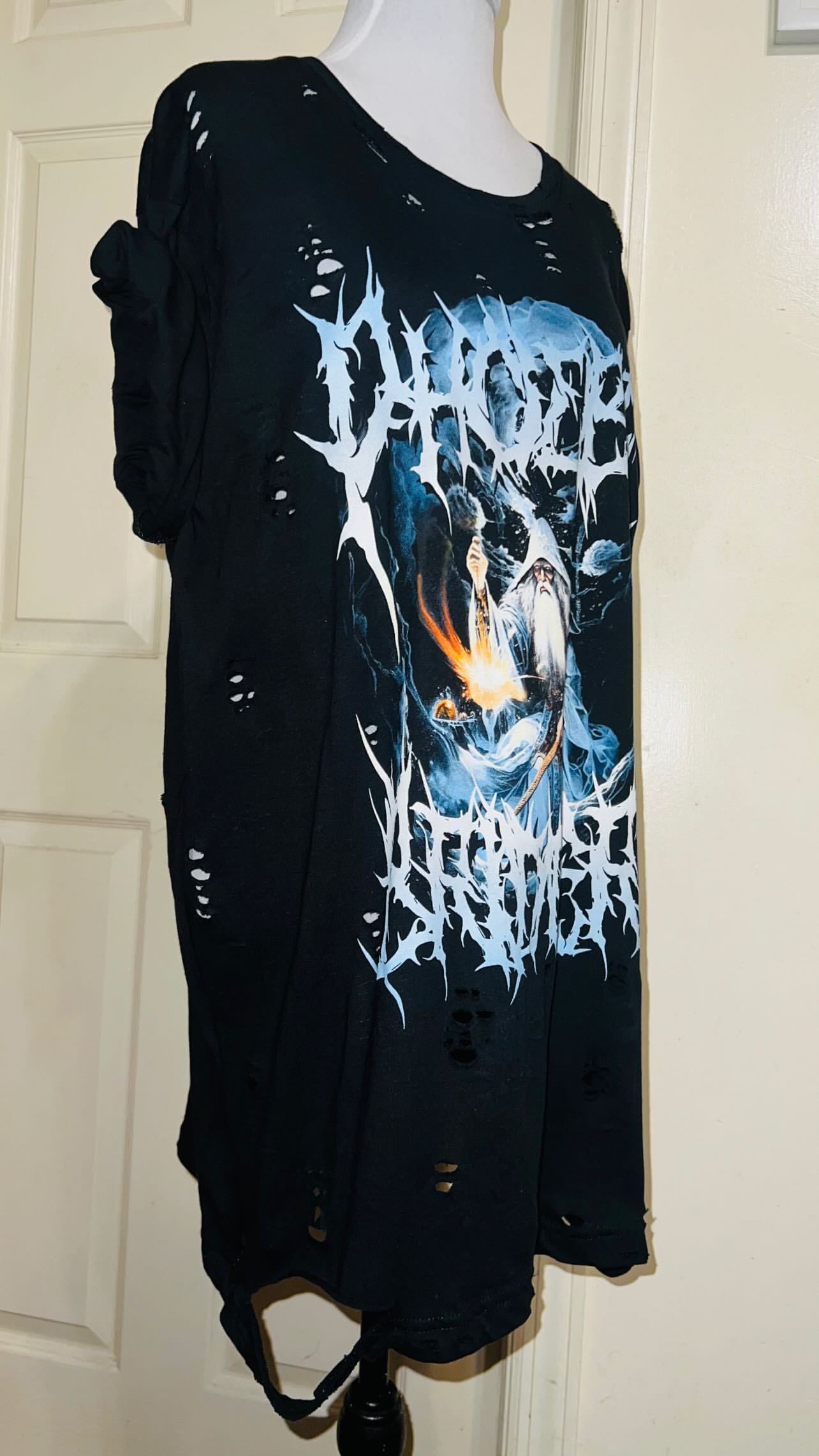 Phoebe Bridgers Oversized Distressed Tee