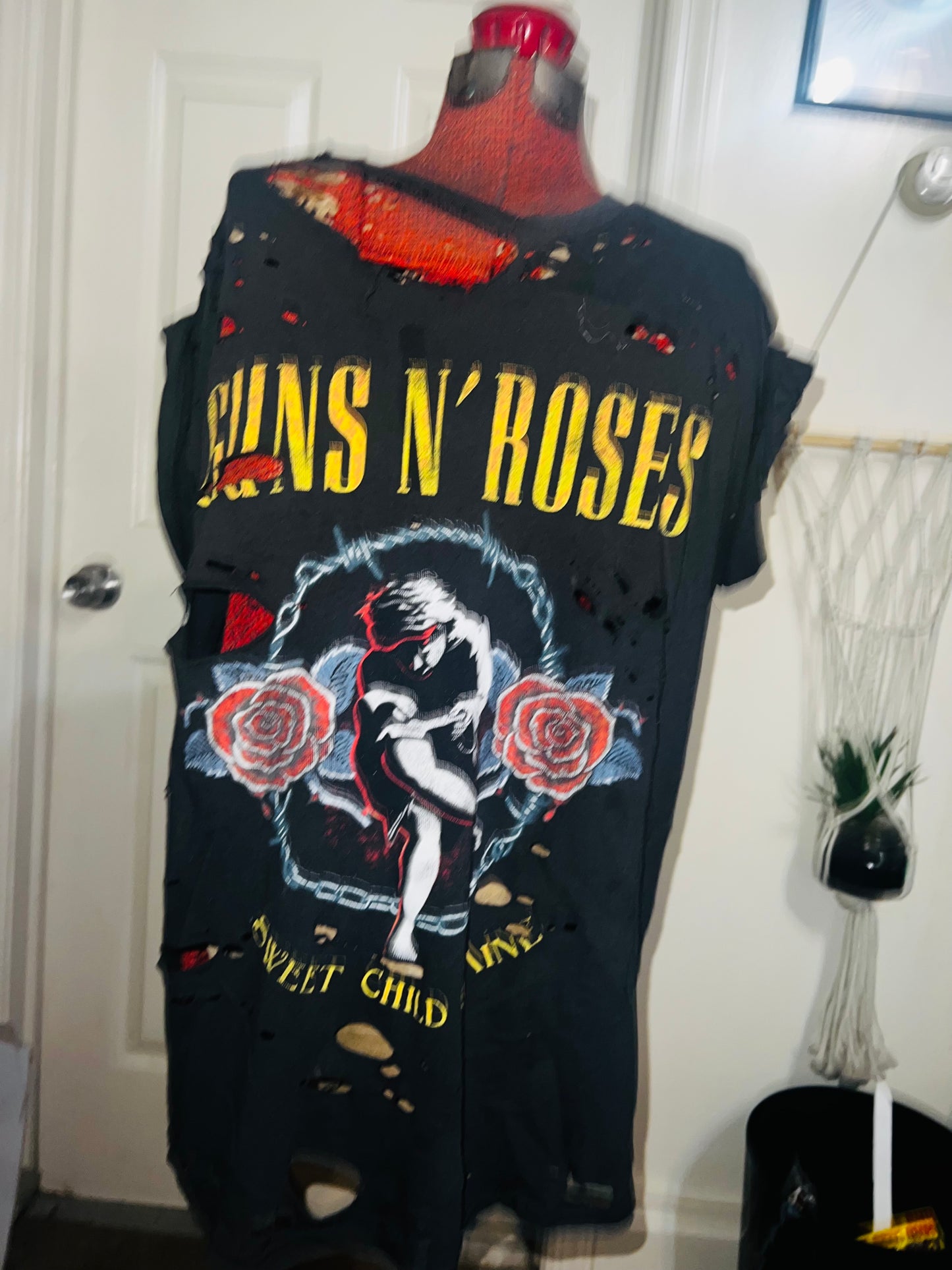 Guns n’ Roses Oversized Distressed Tee
