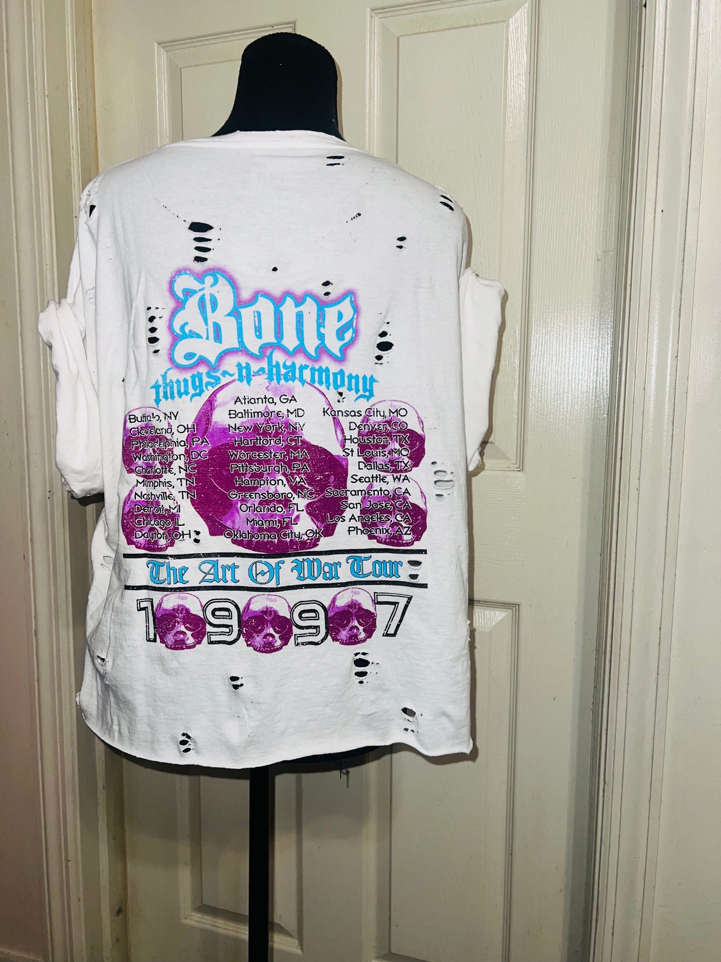 (Copy) Bone Thugs n Harmony Double Sided Oversized Distressed Tee