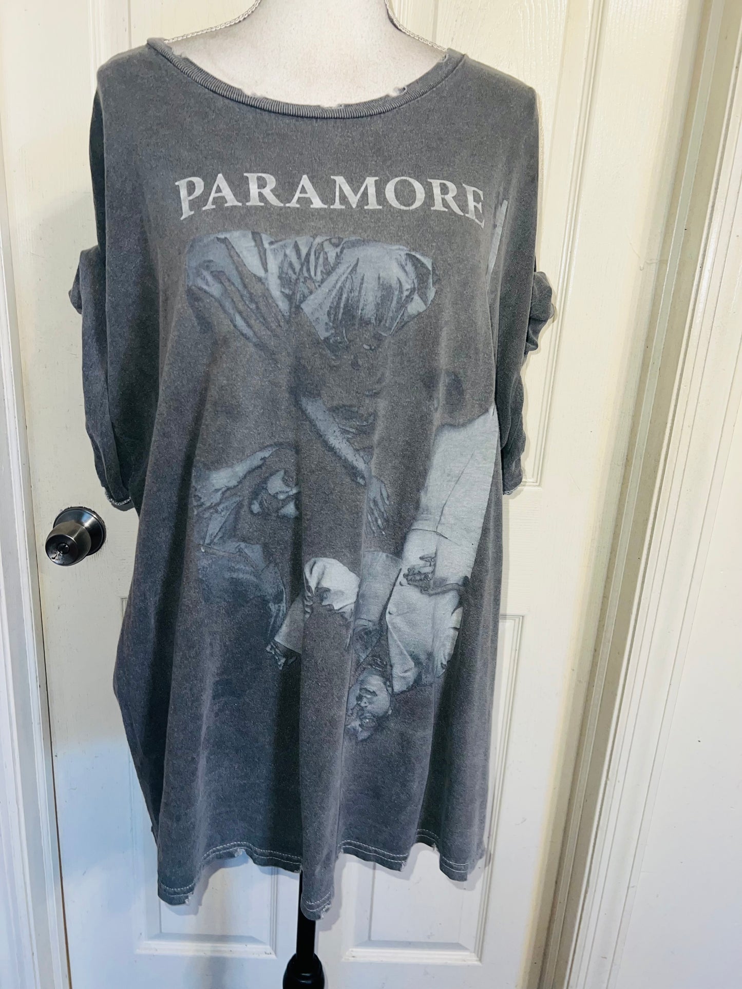 Paramore Oversized Distressed Tee