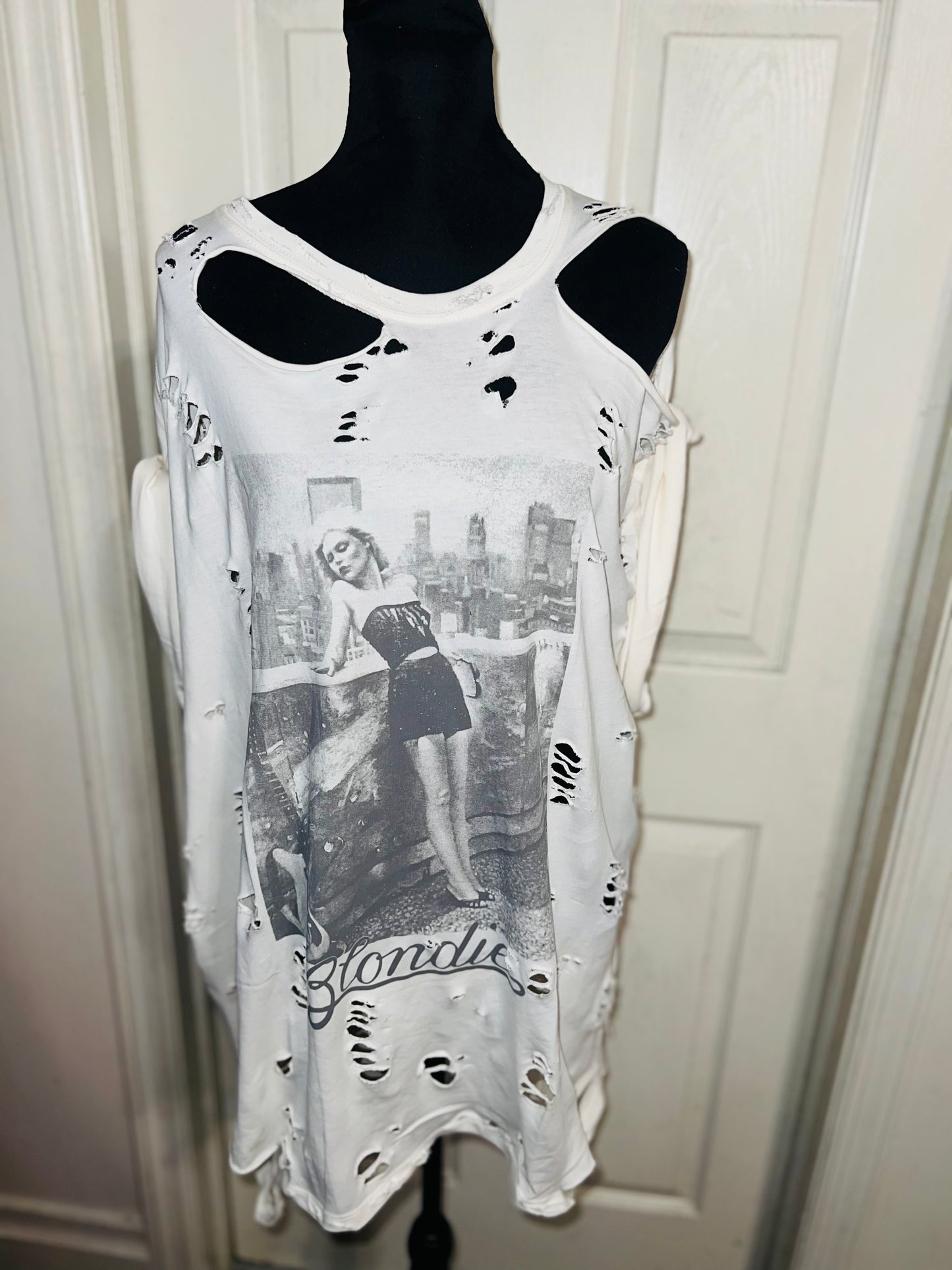 Blondie Oversized Distressed Tee (AS IS)