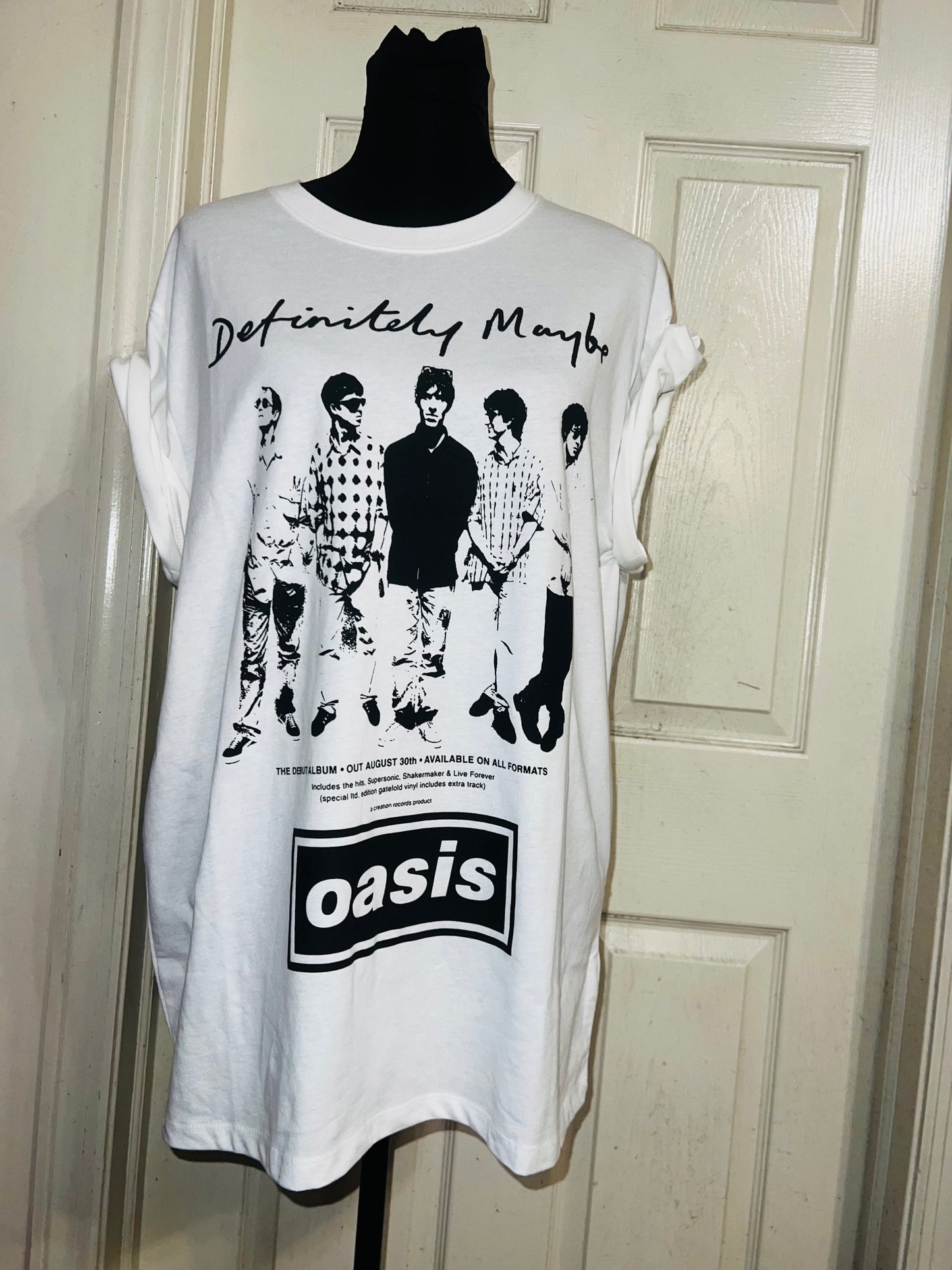 Oasis Oversized Distressed Tee