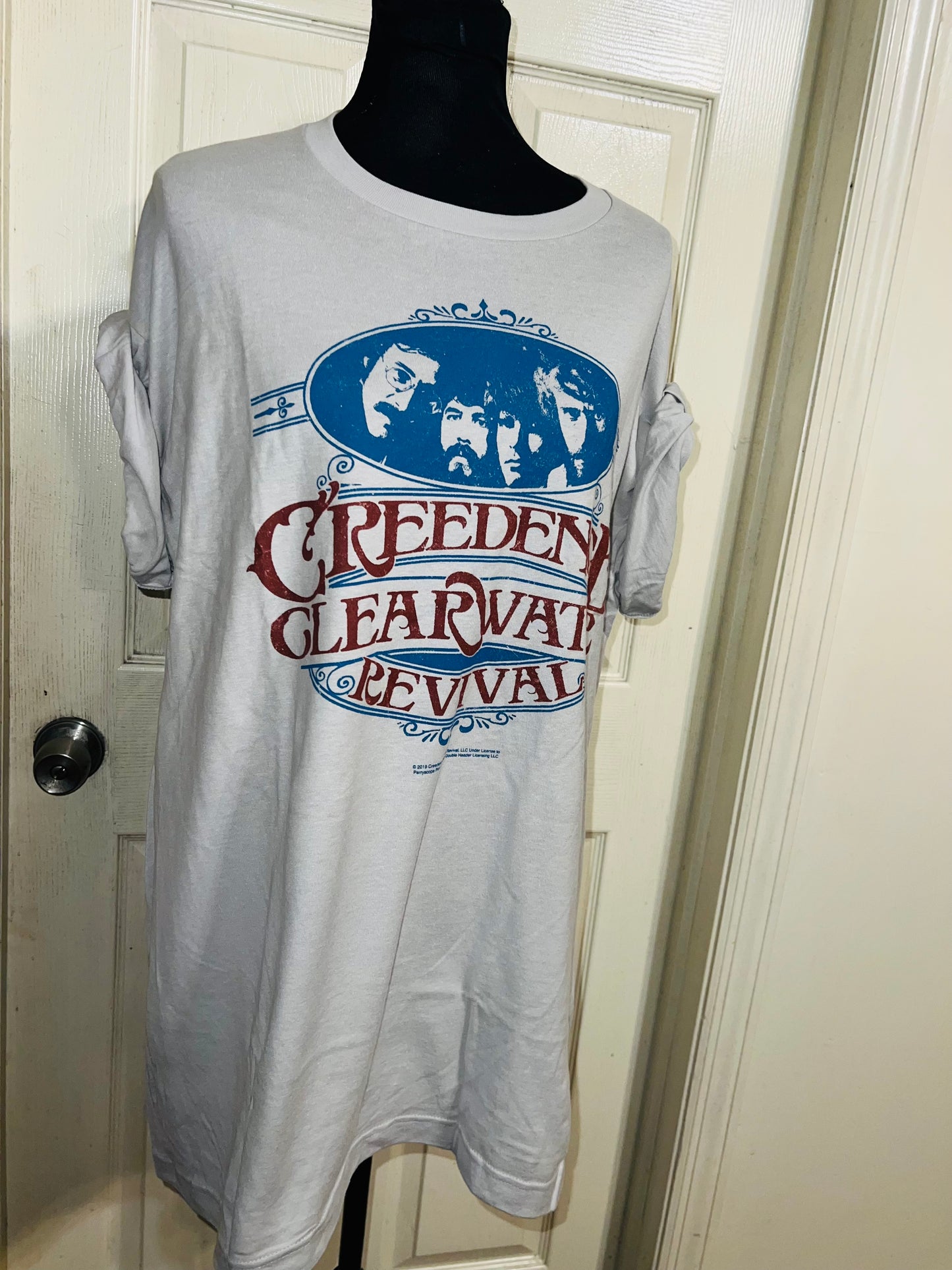 Creedence Clearwater Revival Oversized Distressed Tee