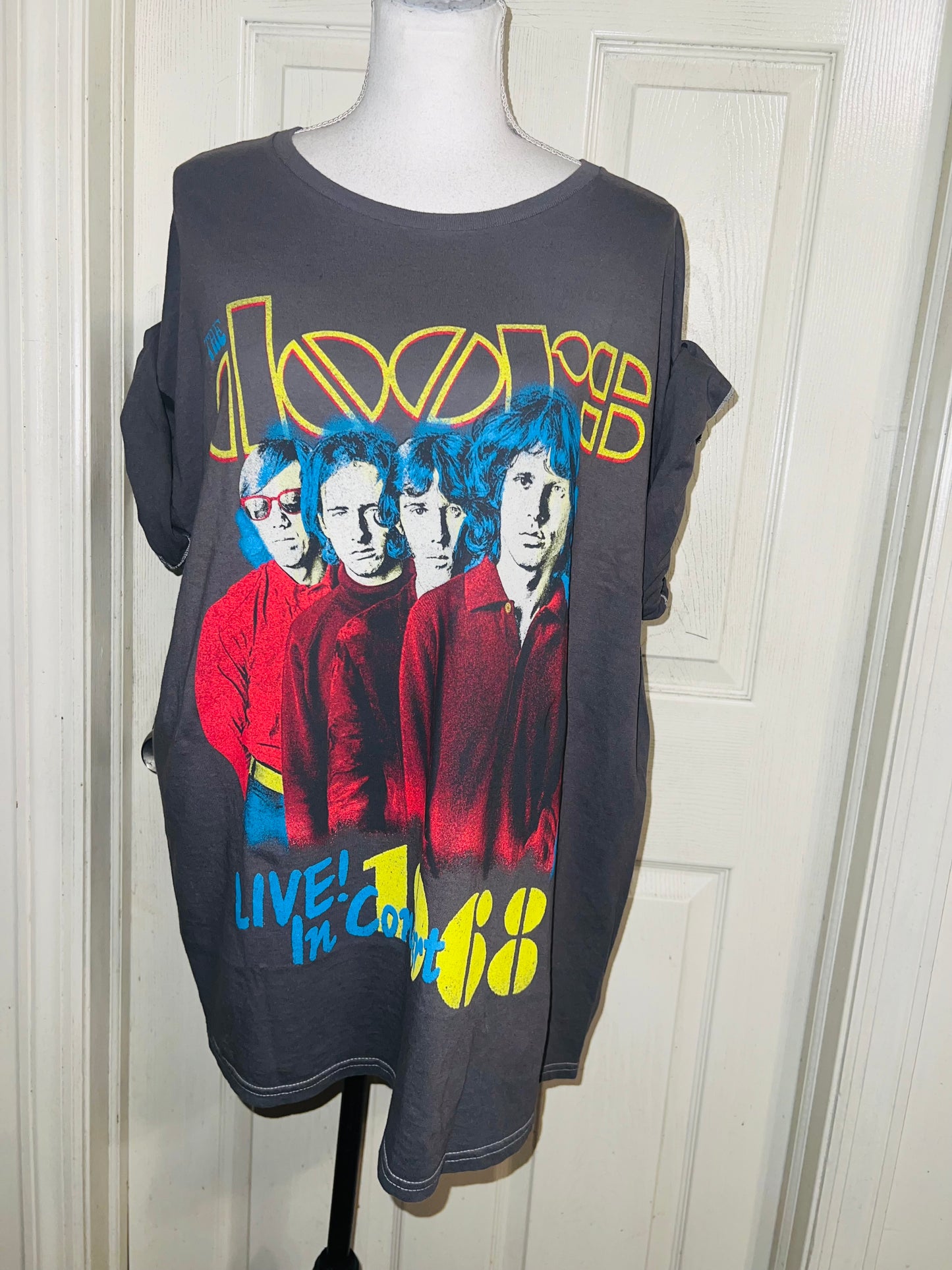 The Doors Double Sided Oversized Distressed Tee