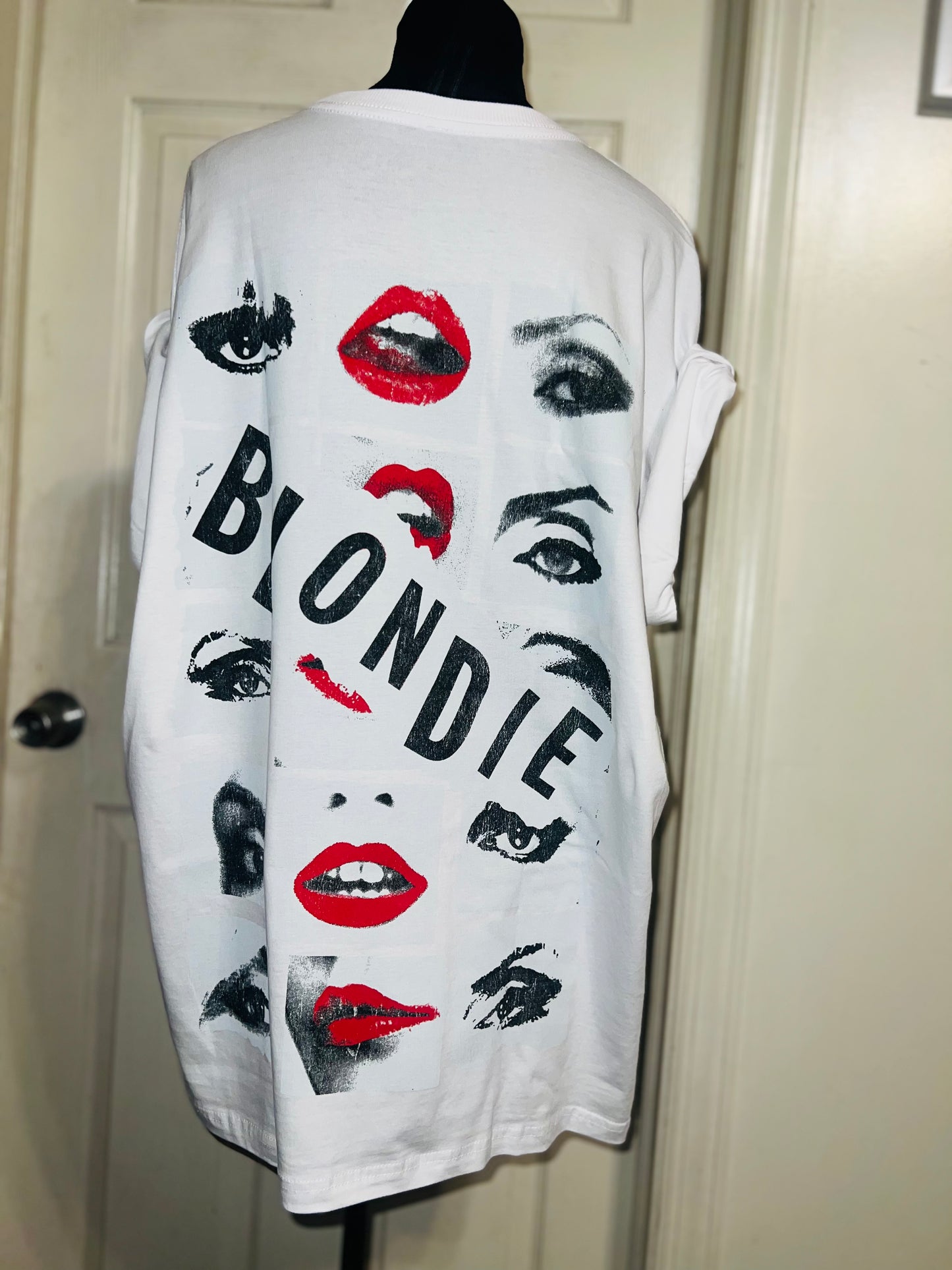 Blondie Double SIded Oversized Distressed Tee
