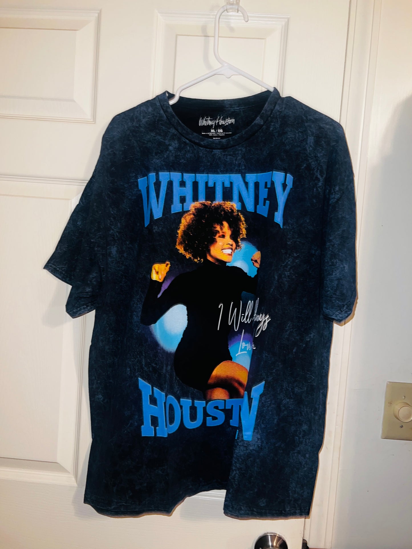 Whitney Houston Oversized Distressed Tee