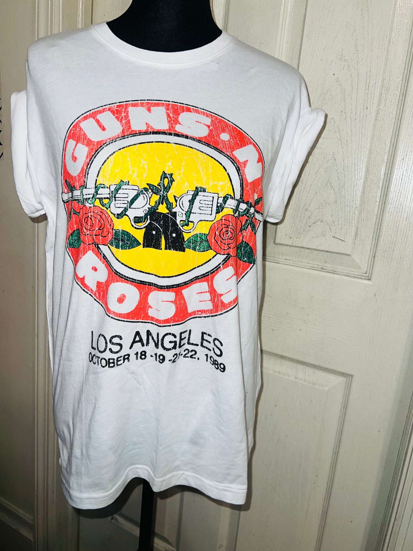Guns n Roses Oversized Distressed Tee