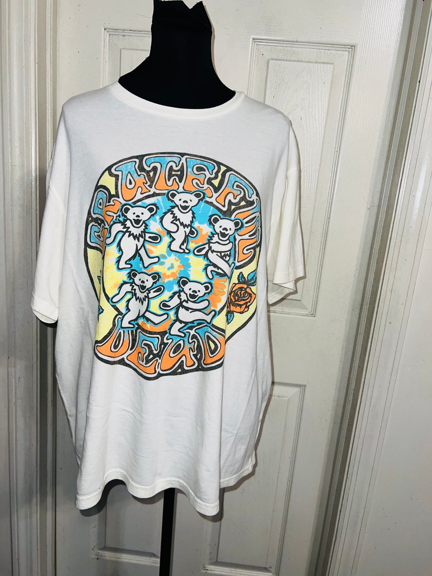 Grateful Dead Double Sided Oversized Distressed Tee