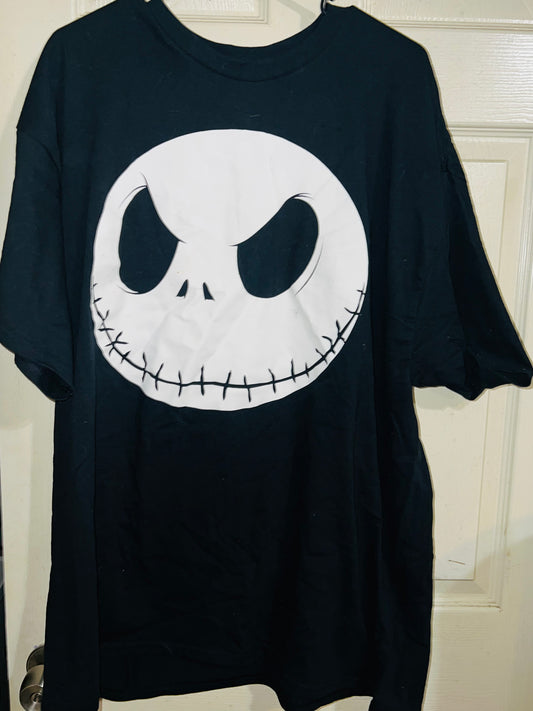 Jack Skellington Oversized Distressed Tee