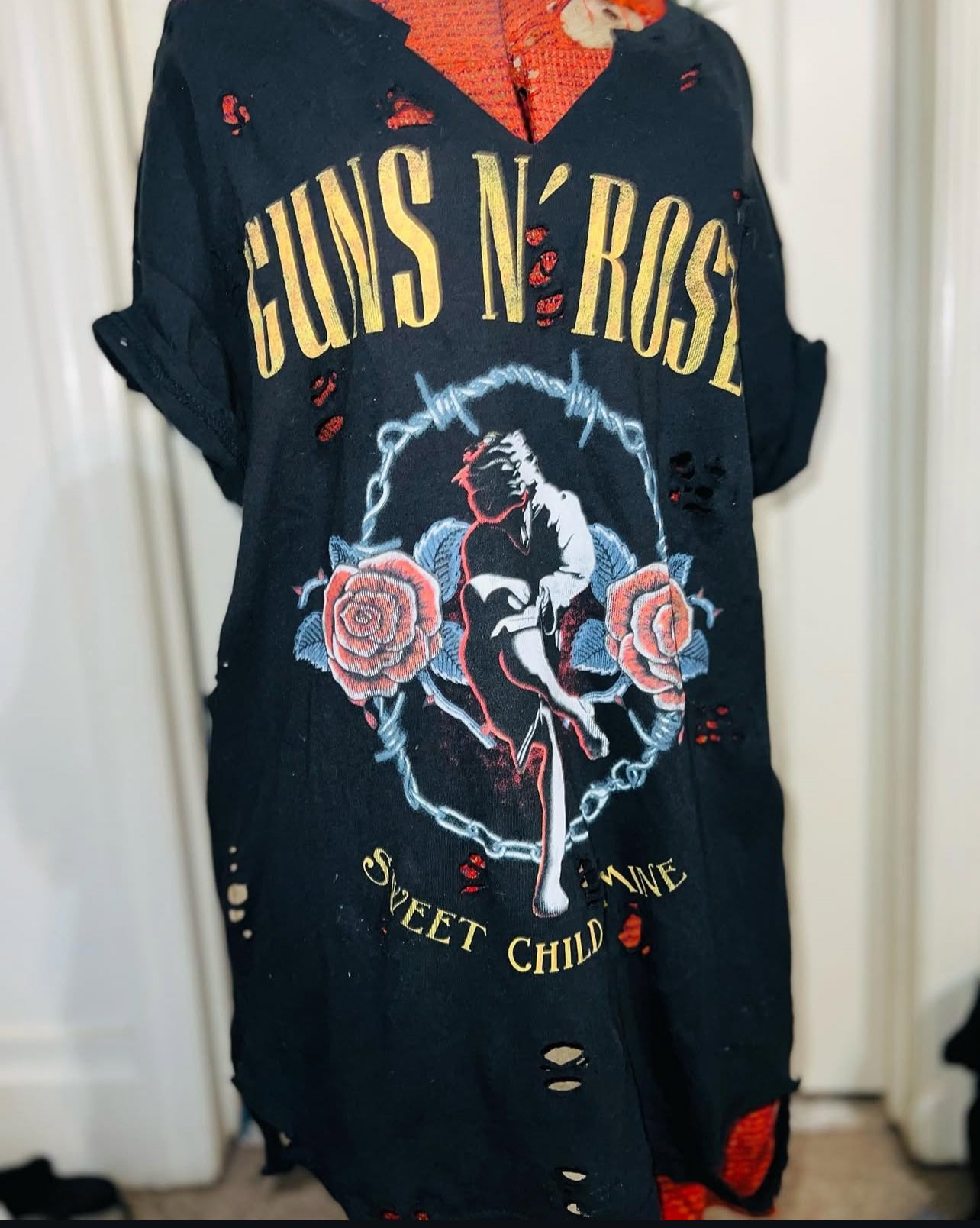 Guns n’ Roses Oversized Distressed Tee