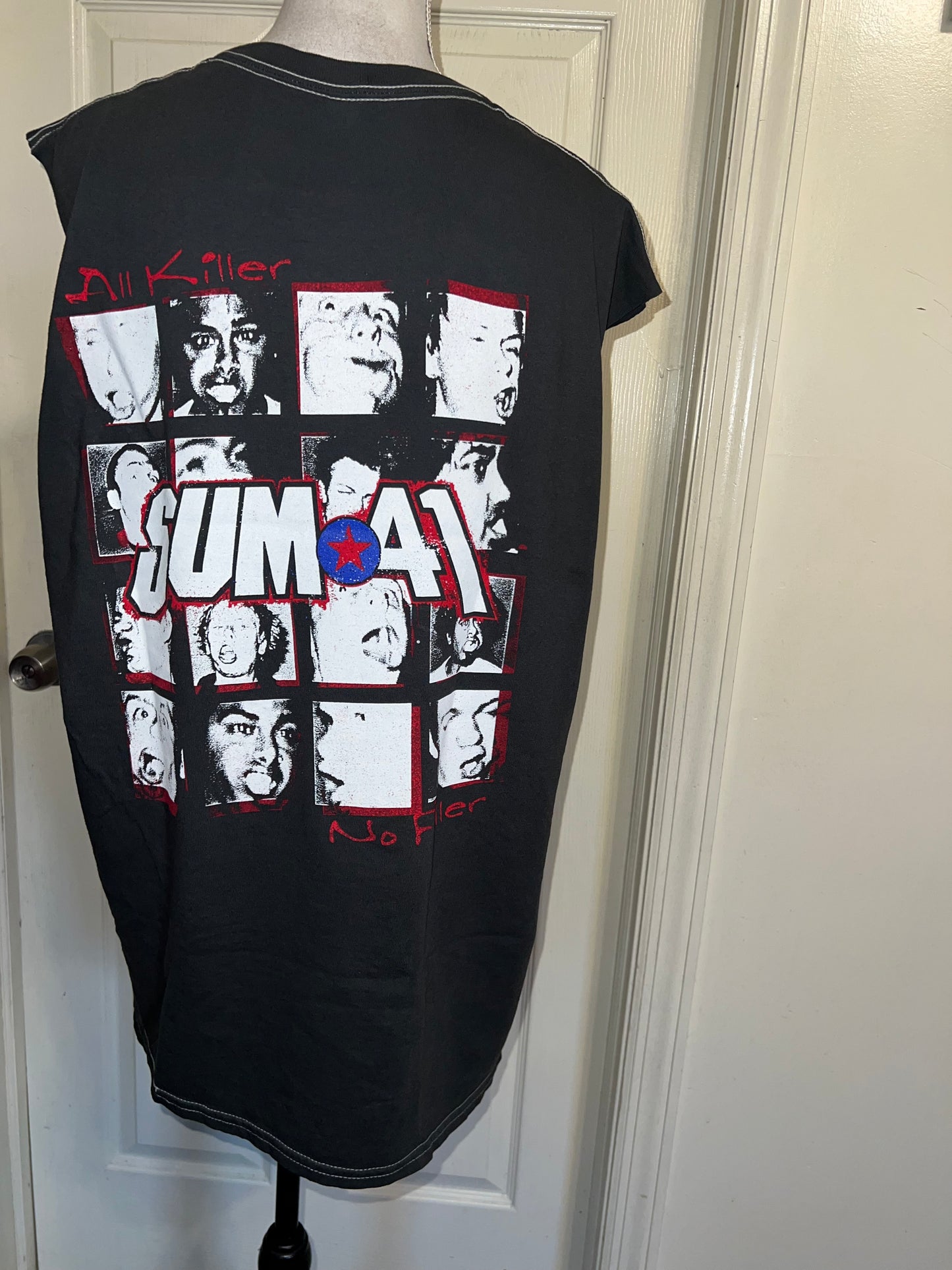 Sum 41 Double Sided Oversized Distressed Tank