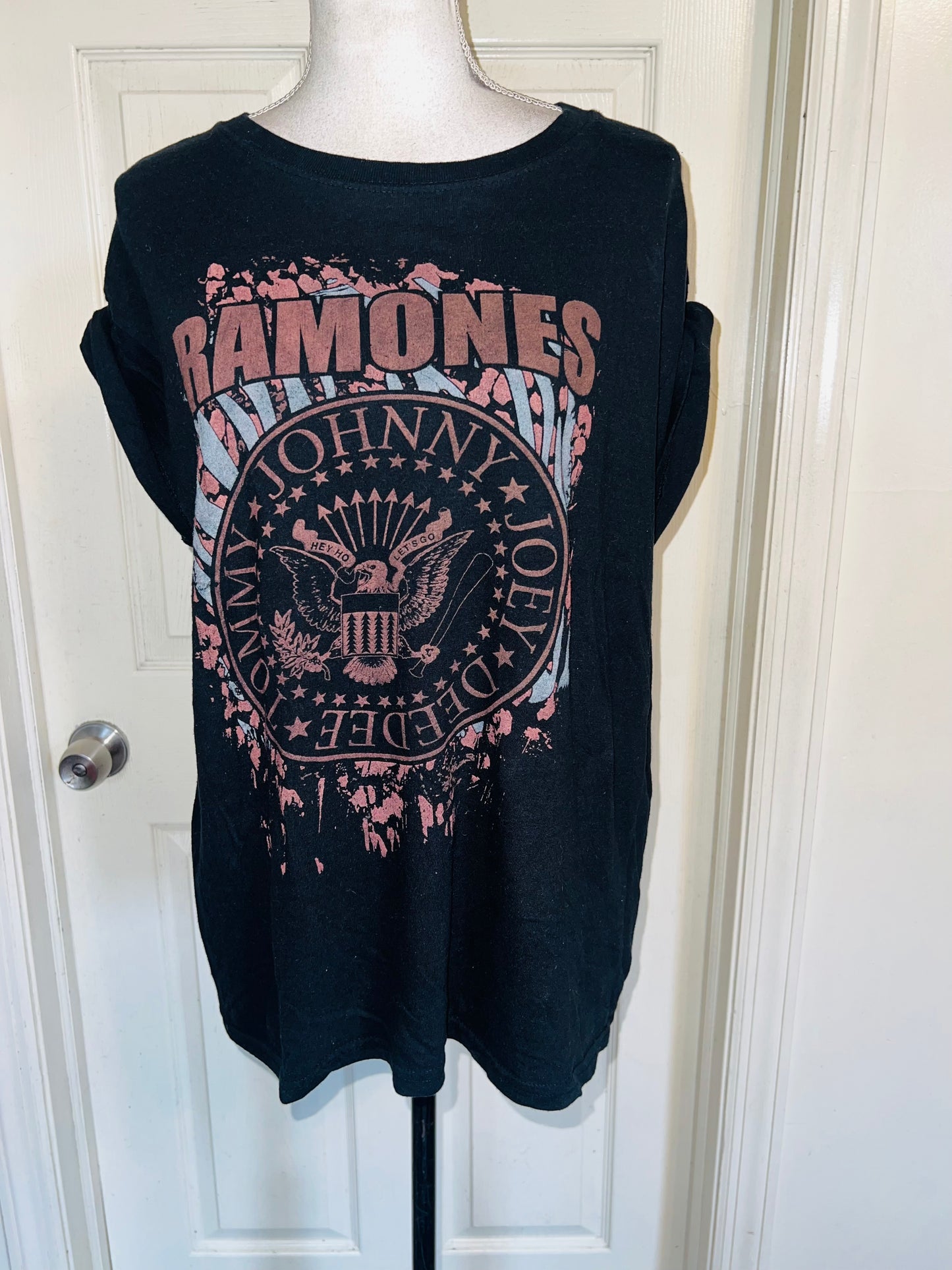 Ramones Oversized Distressed Tee