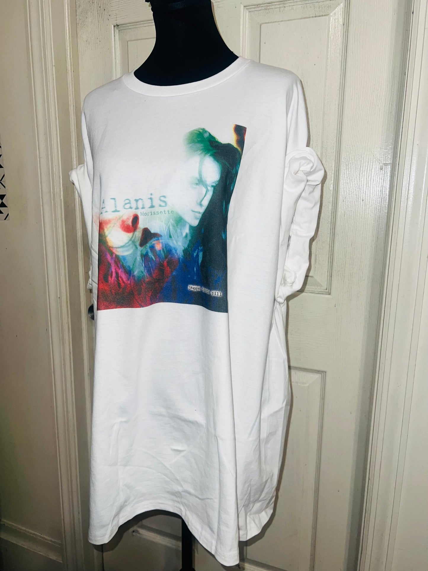 Alanis Morissette Oversized Distressed Tee