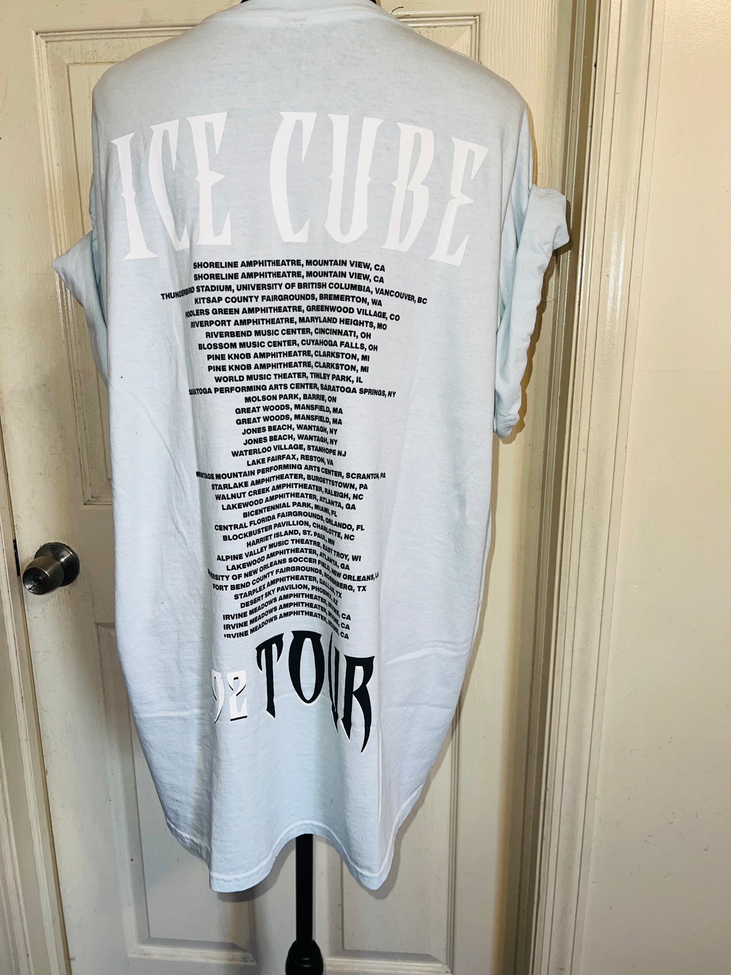 Ice Cube Double Sided Oversized Distressed Tee