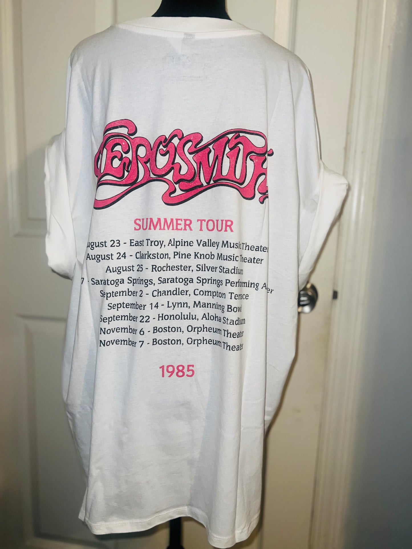 Aerosmith Double Sided Oversized Tee