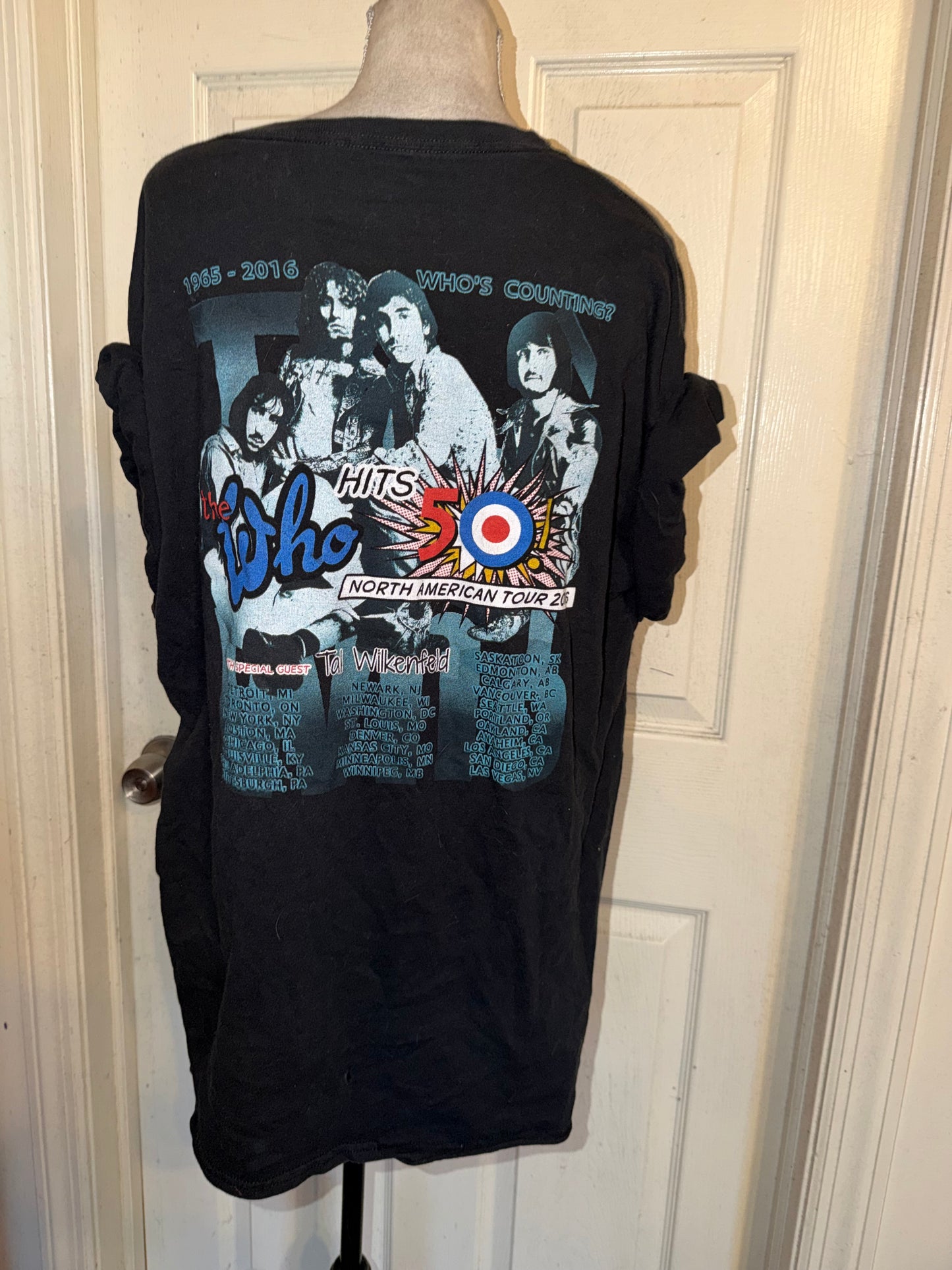 The Who Oversized Distressed Tee