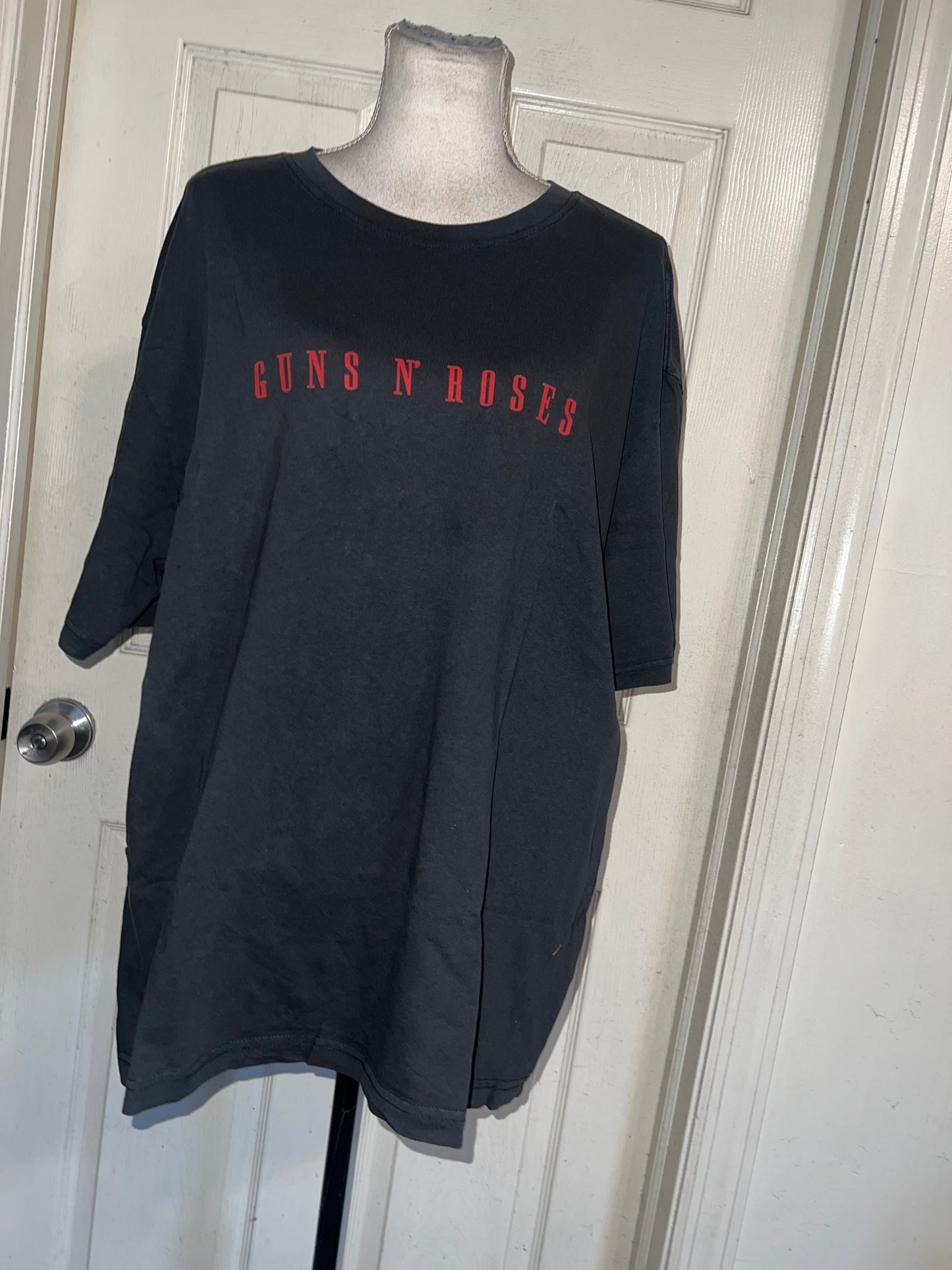 Guns n’ Roses Double Sided Oversized Distressed Tee