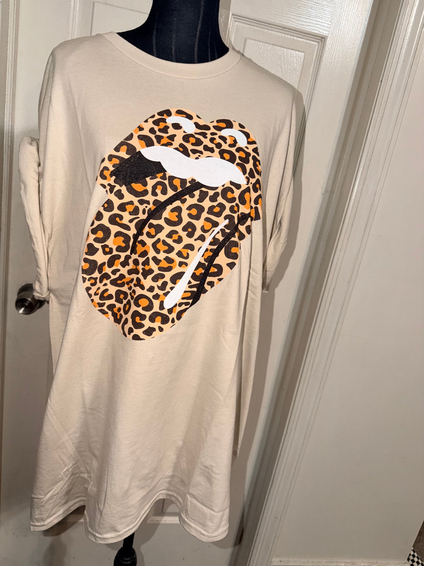 The Rolling Stones Oversized Distressed Tee