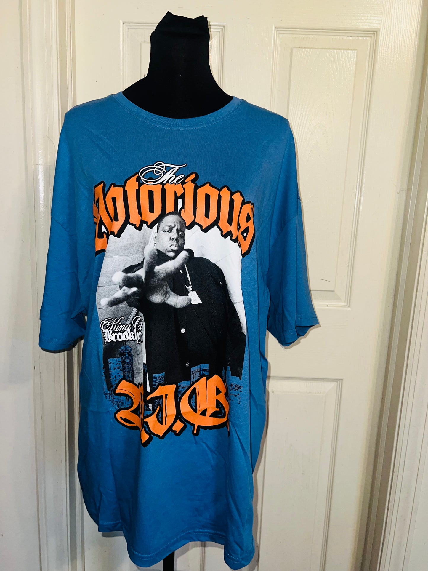 Notorious BIG Oversized Distressed Tee