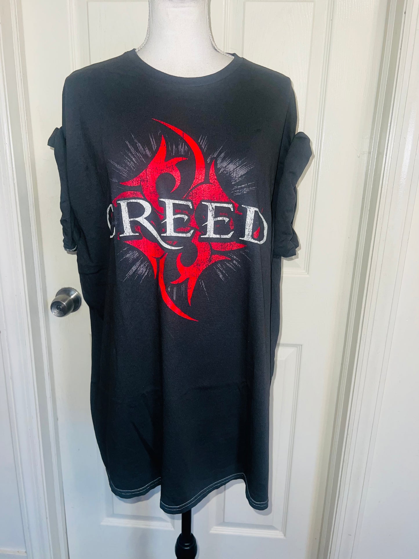Creed Oversized Distressed Tee
