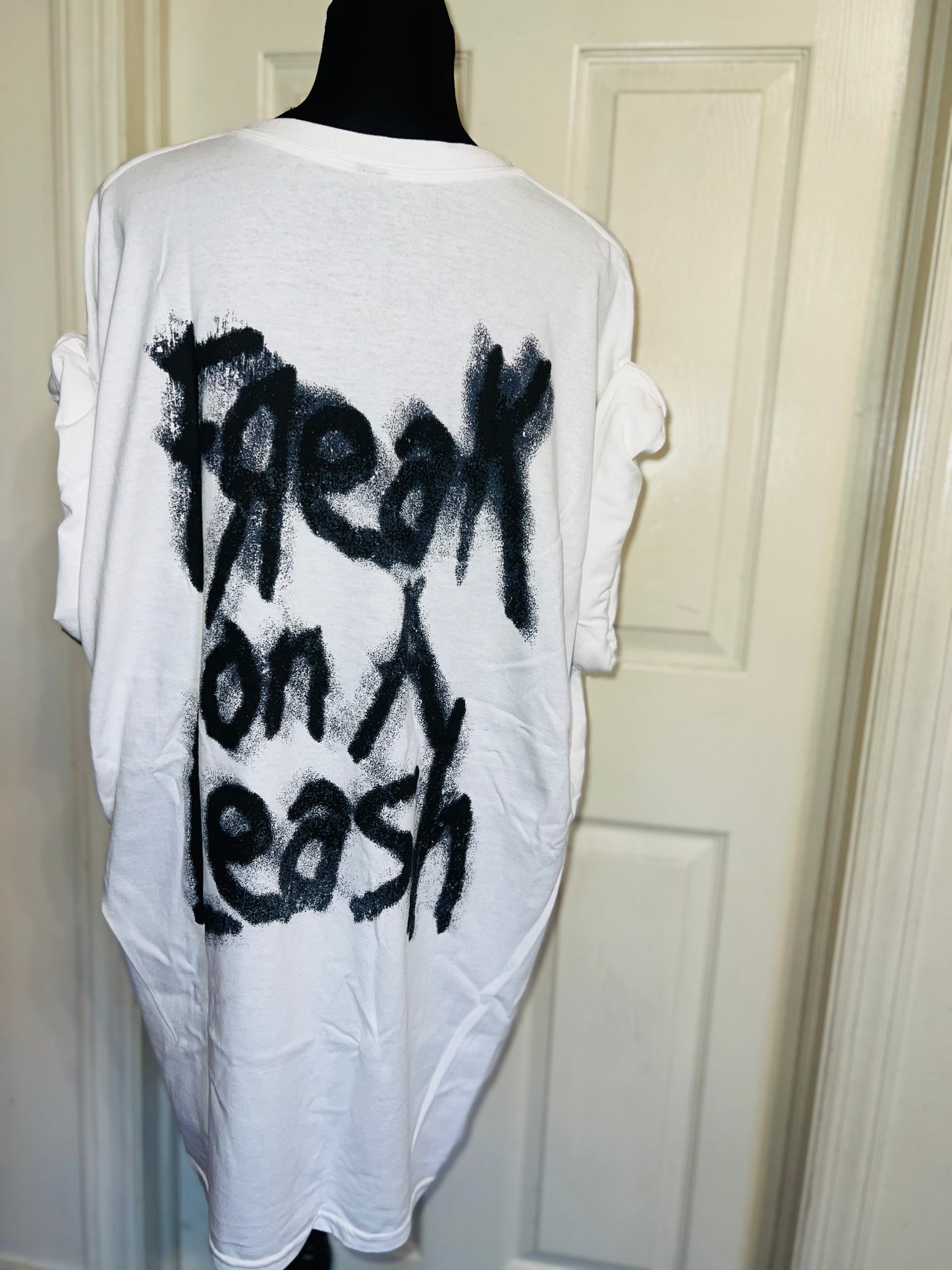 Korn Double Sided Oversized Distressed Tee
